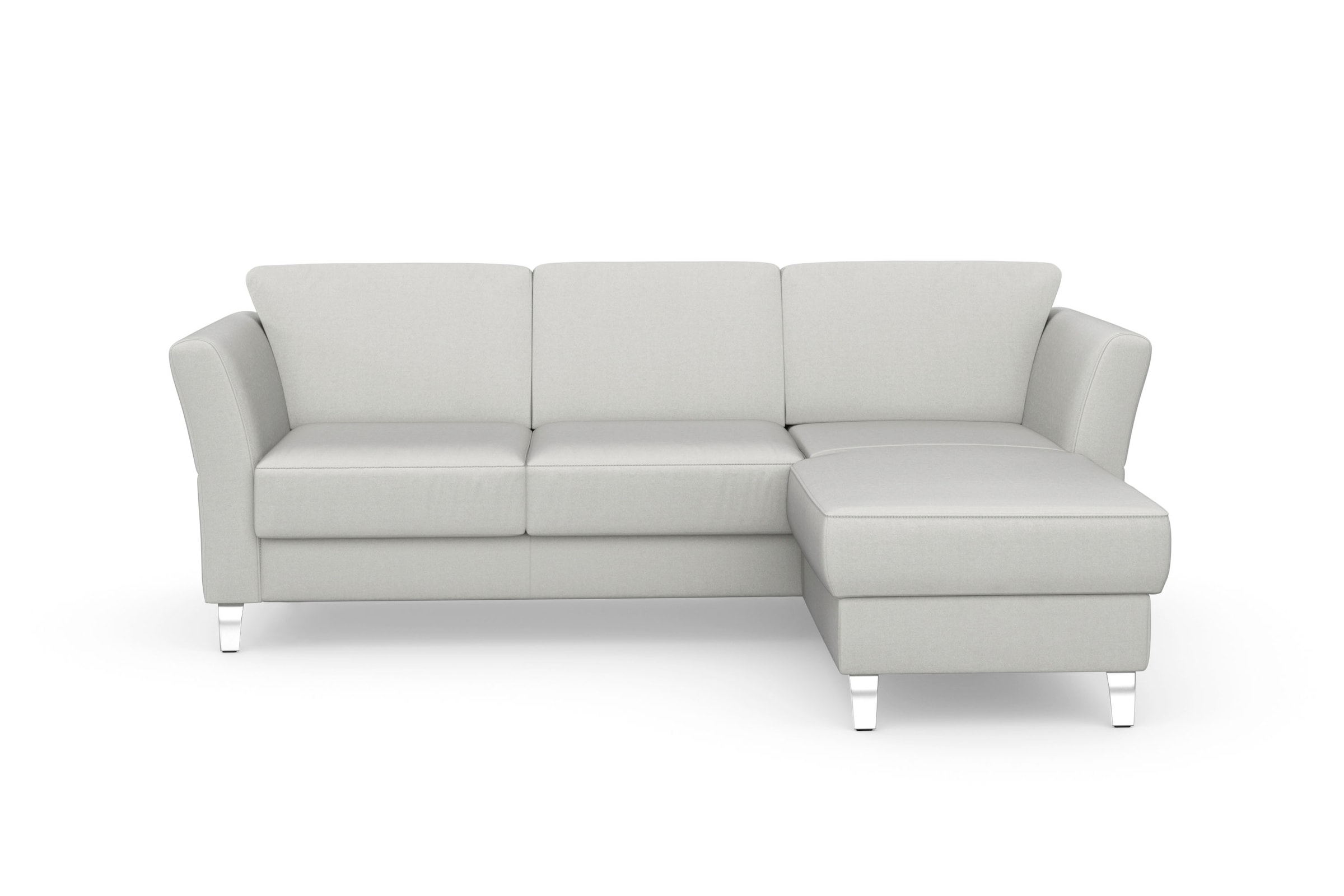 Sit & More Visby L-Shape Corner Sofa Light Grey 7
