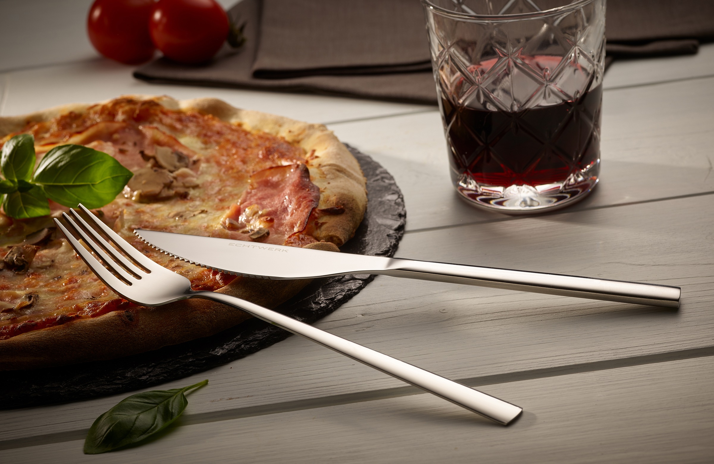 ECHTWERK Besteck-Set »Angelini«, (Set, 4 tlg.), für Pizza, Quiche, Flammkuchen