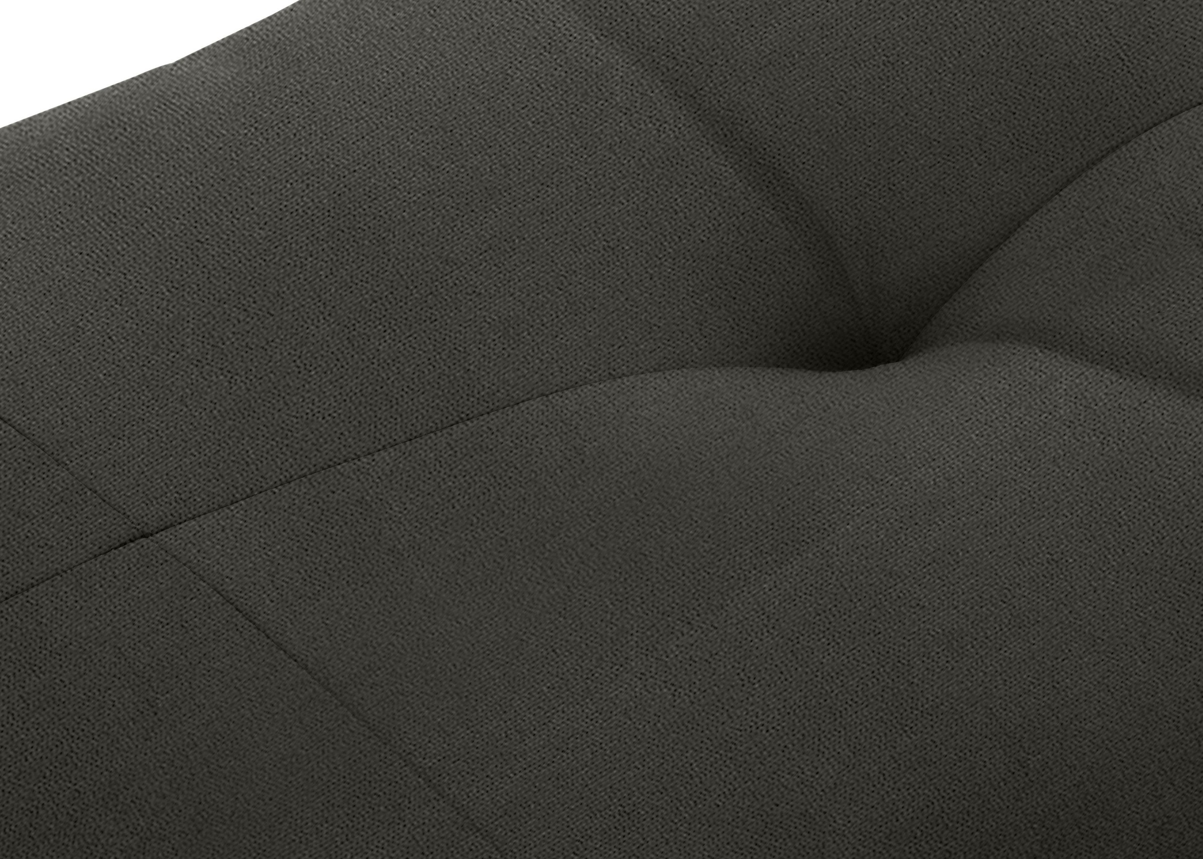 W.SCHILLIG Hocker »softy«, mit dekorativer Heftung im Sitz, Füße schwarz pulverbeschichtet