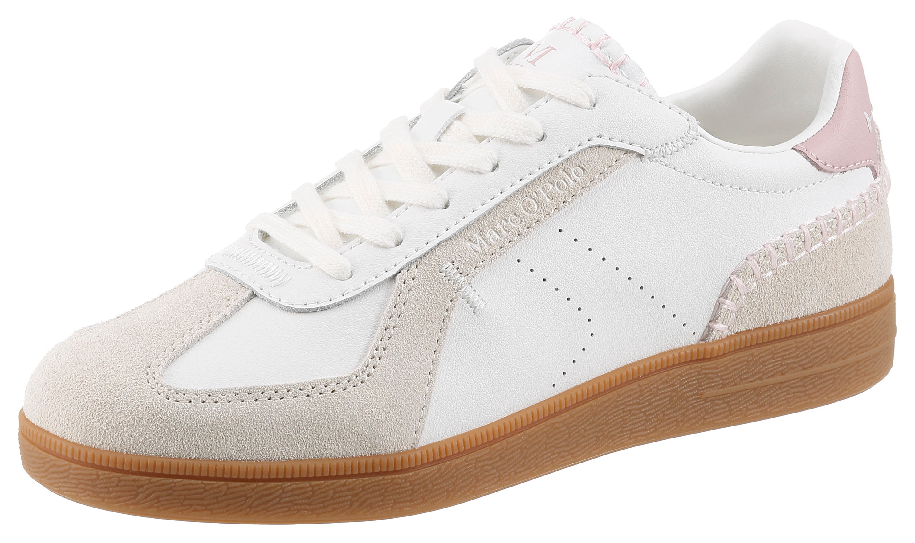 Marc OPolo Sneaker "Charlie W" Schnürschuh, Halbschuh, Freizeitsneaker mit Logoschriftzug