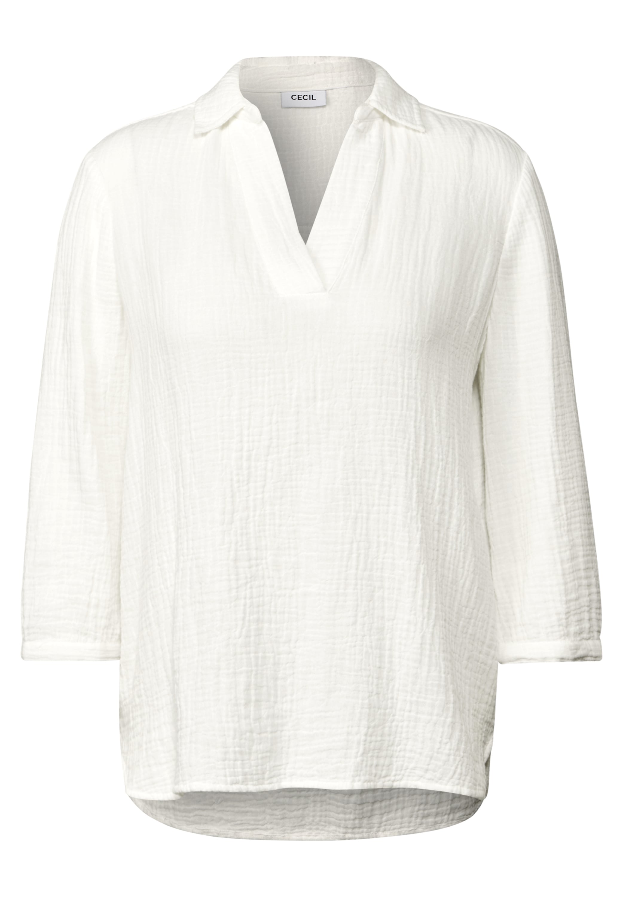 Cecil Klassische Bluse, mit 3/4 Ärmeln