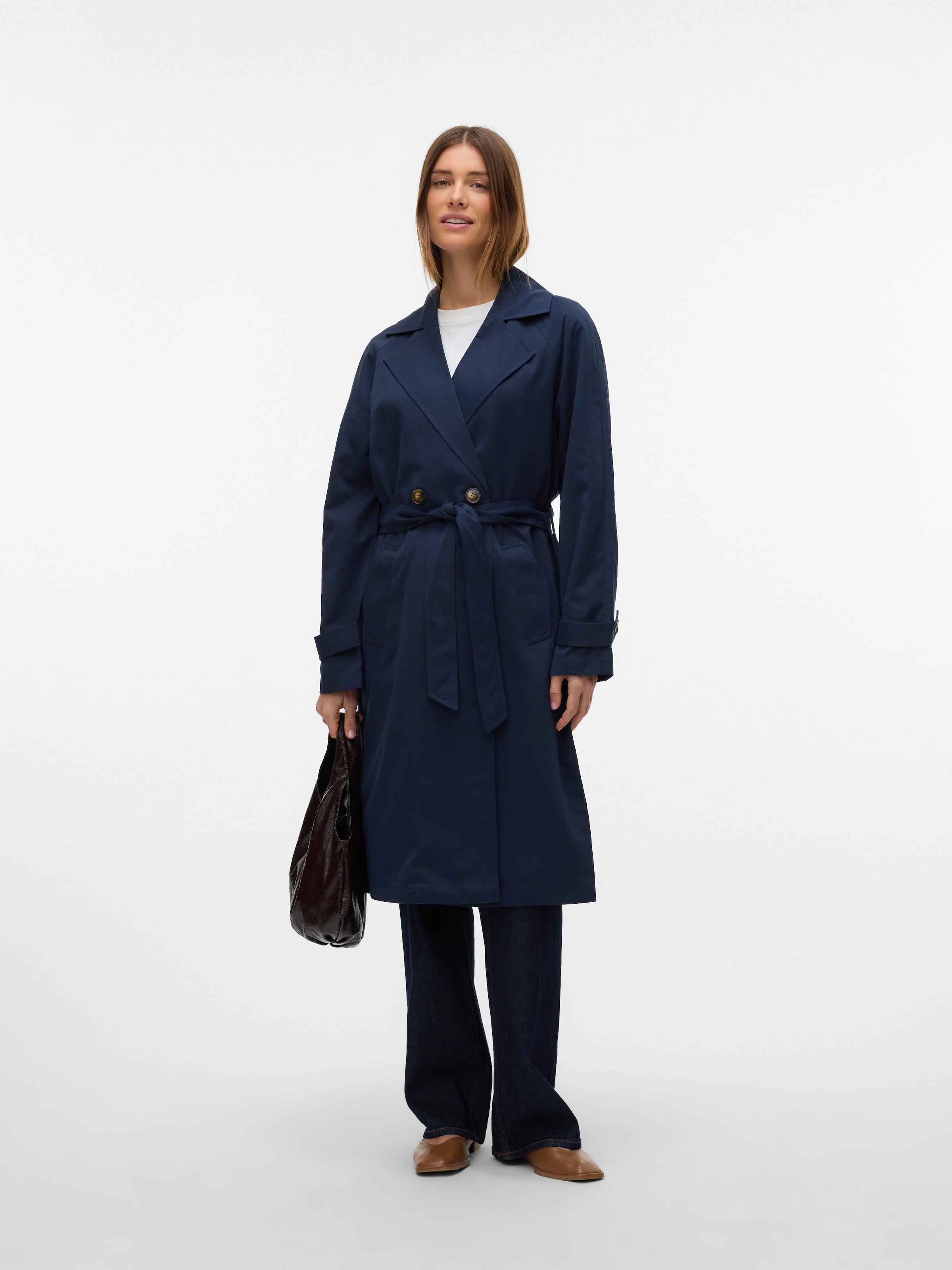 Vero Moda Trenchcoat "VMLOU LONG TRENCHCOAT NOOS" günstig online kaufen