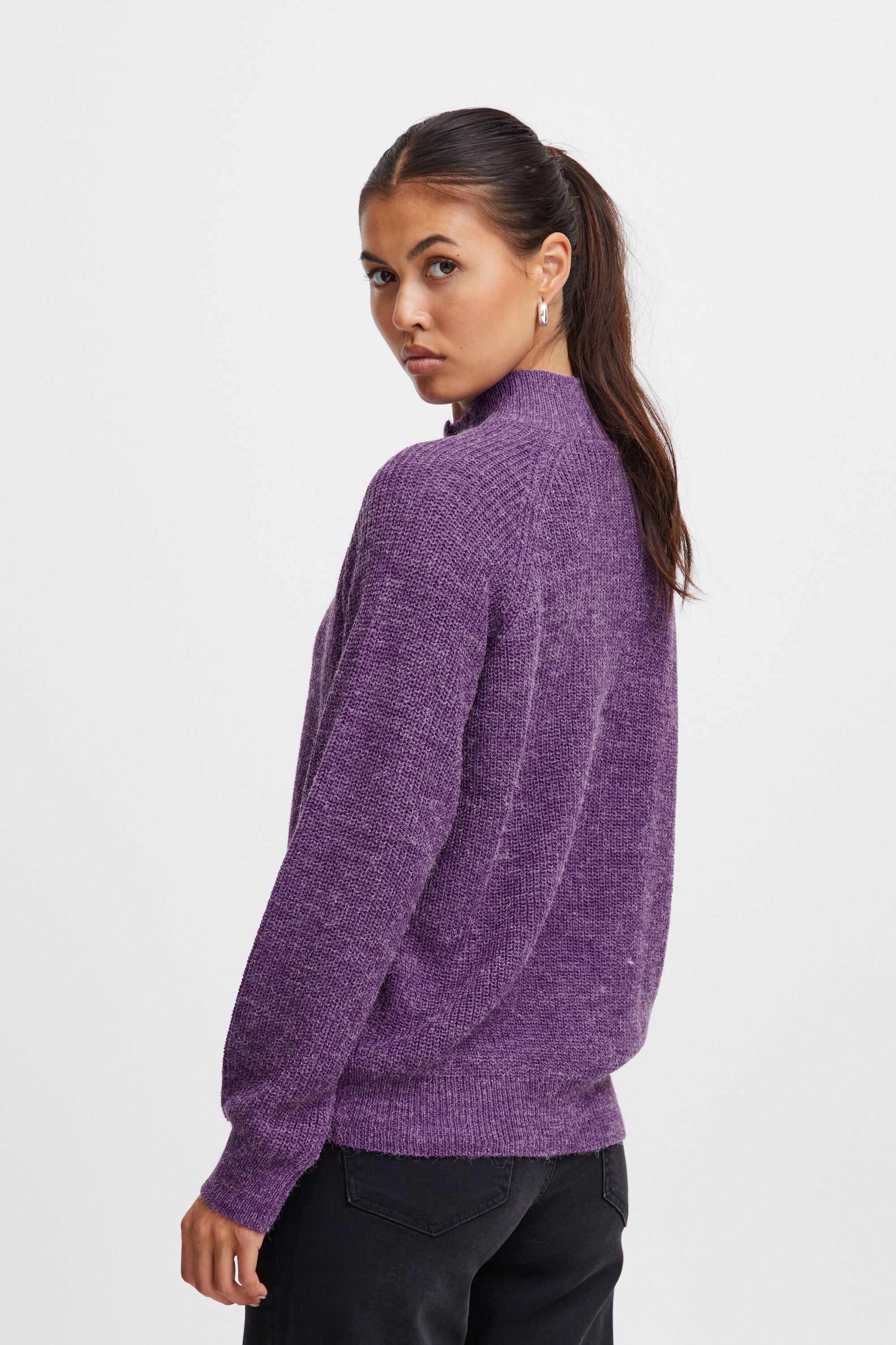 Ichi Strickfleece-Pullover »Strickpullover IHNovo«