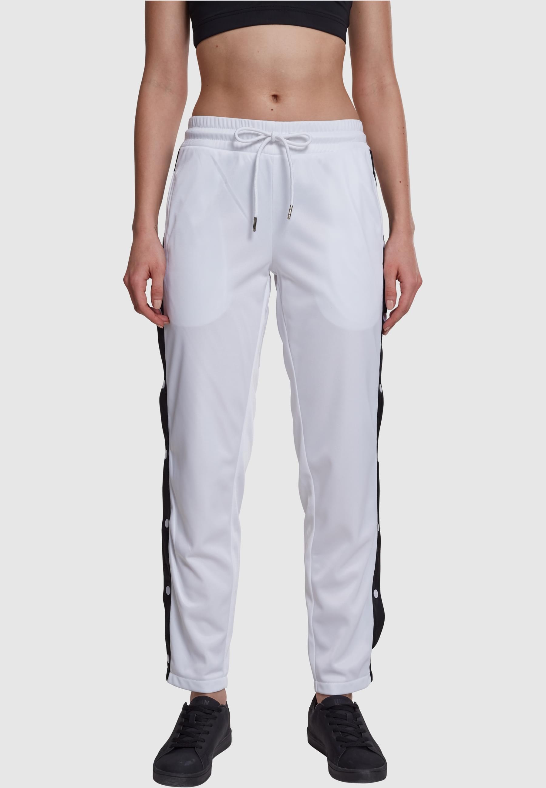 URBAN CLASSICS Stoffhose »Urban Classics Damen Ladies Button Up Track Pants«, (1 tlg.)
