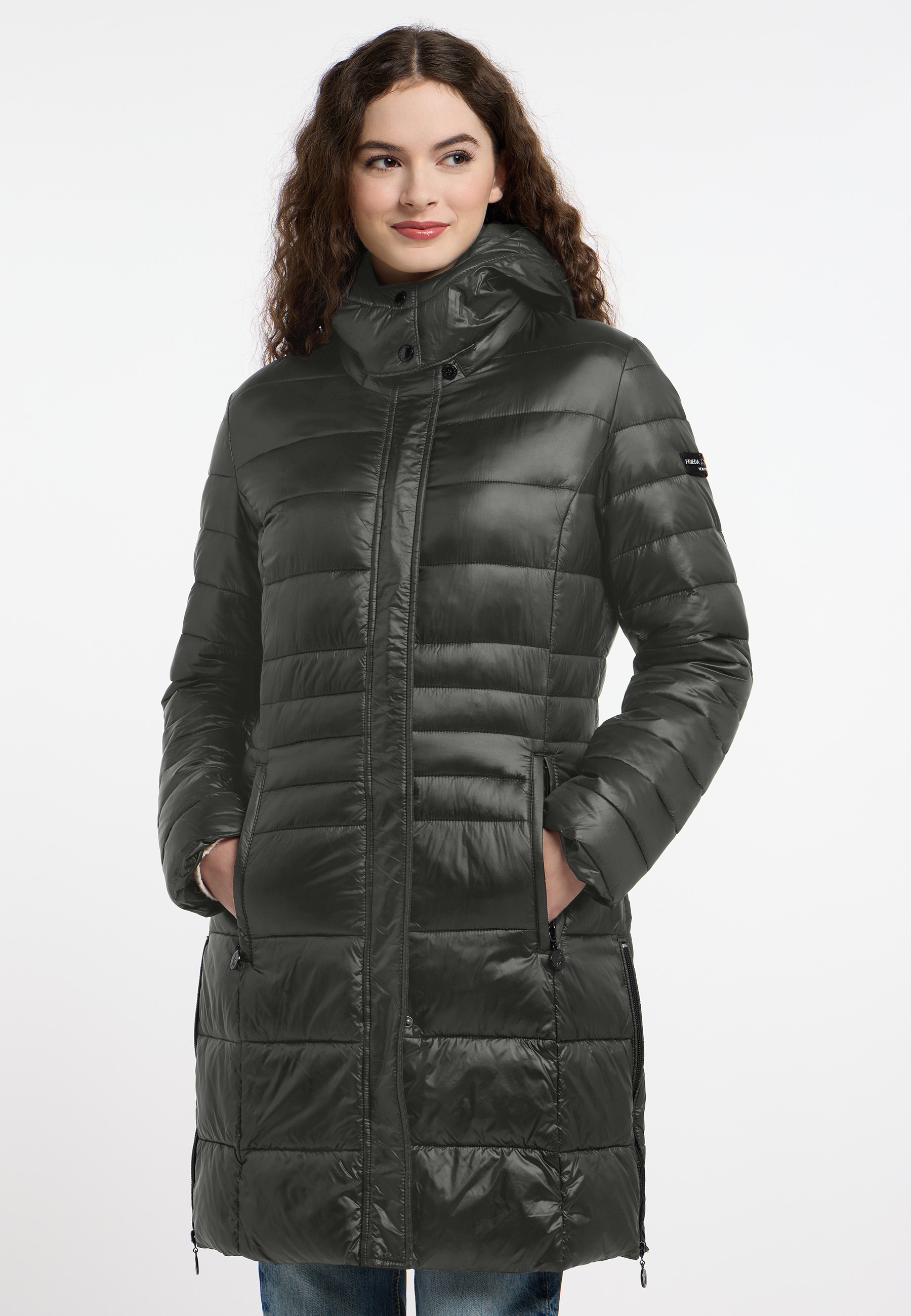 Frieda & Freddies Langmantel "Thermolite Coat / Dalia2", mit Kapuze