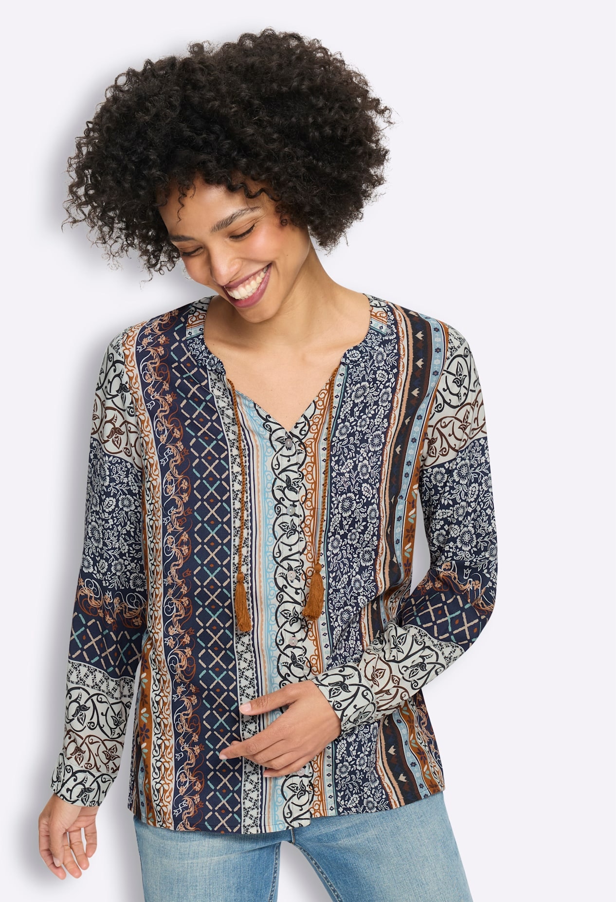 heine Druckbluse