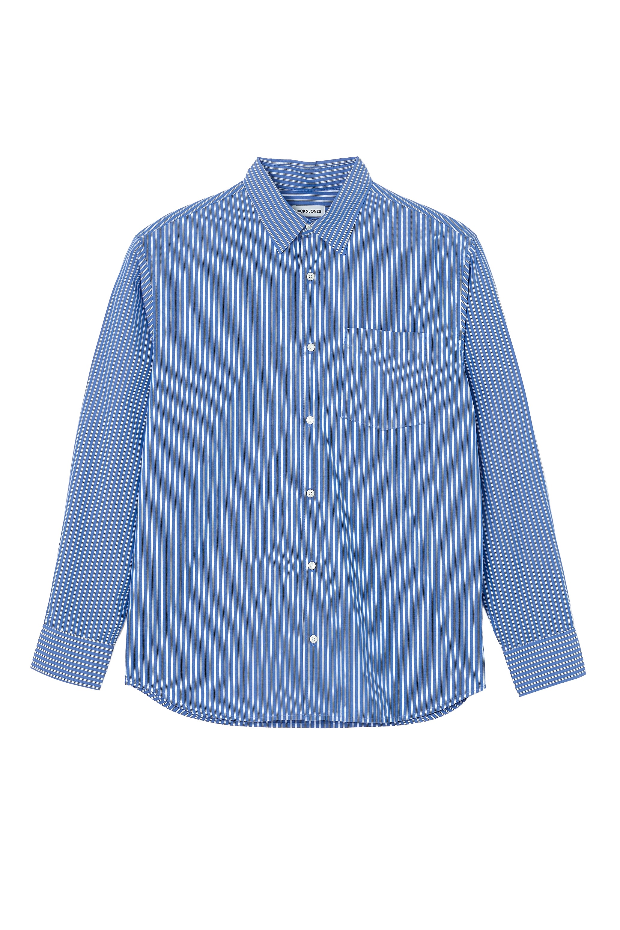 Jack & Jones Langarmhemd "JJECODY POPLIN SHIRT LS SN", mit Streifen Muster günstig online kaufen