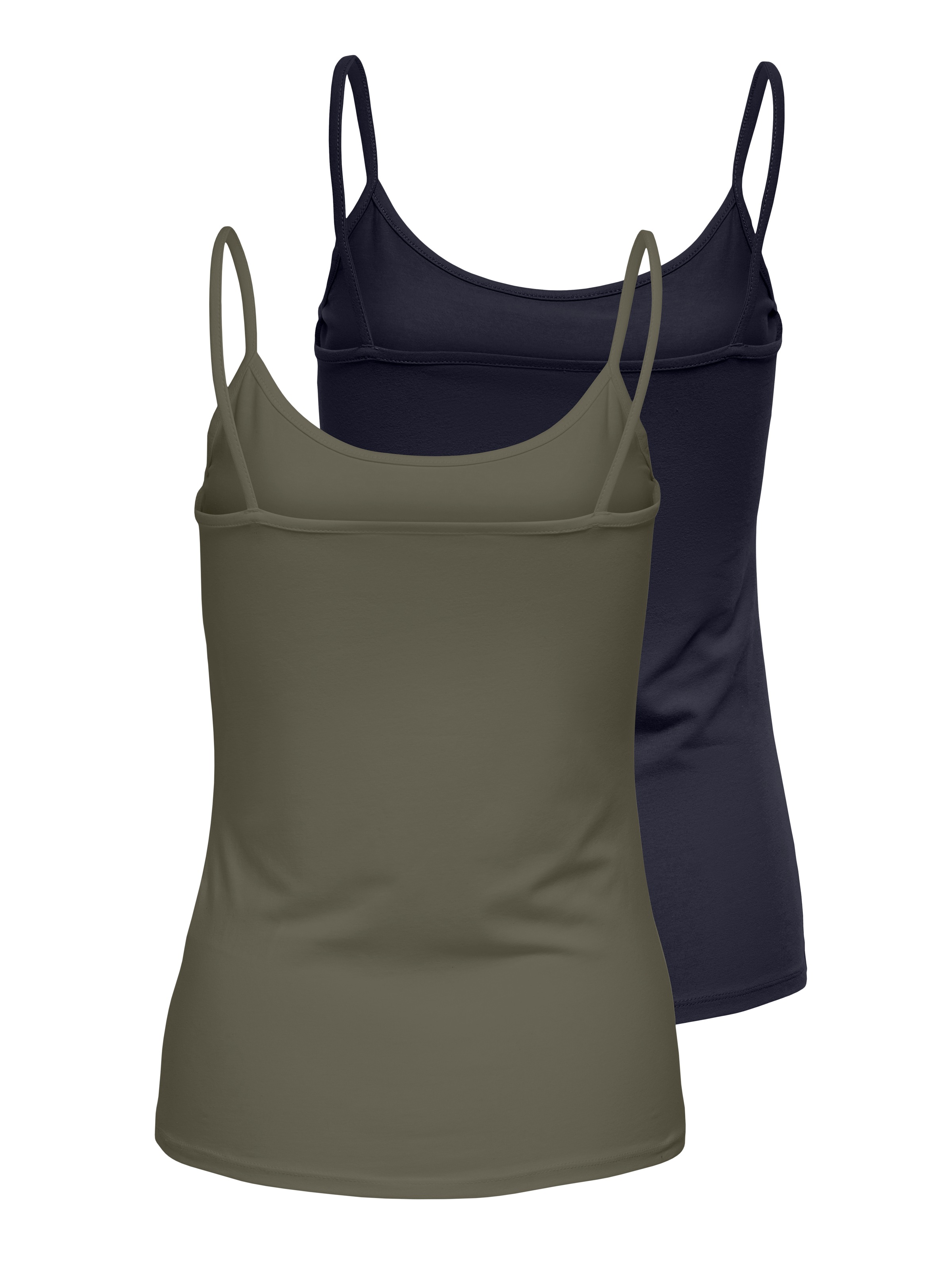 ONLY Spaghettitop "ONLLOVE – Spaghettitops im Doppelpack mit elastischem Tr günstig online kaufen
