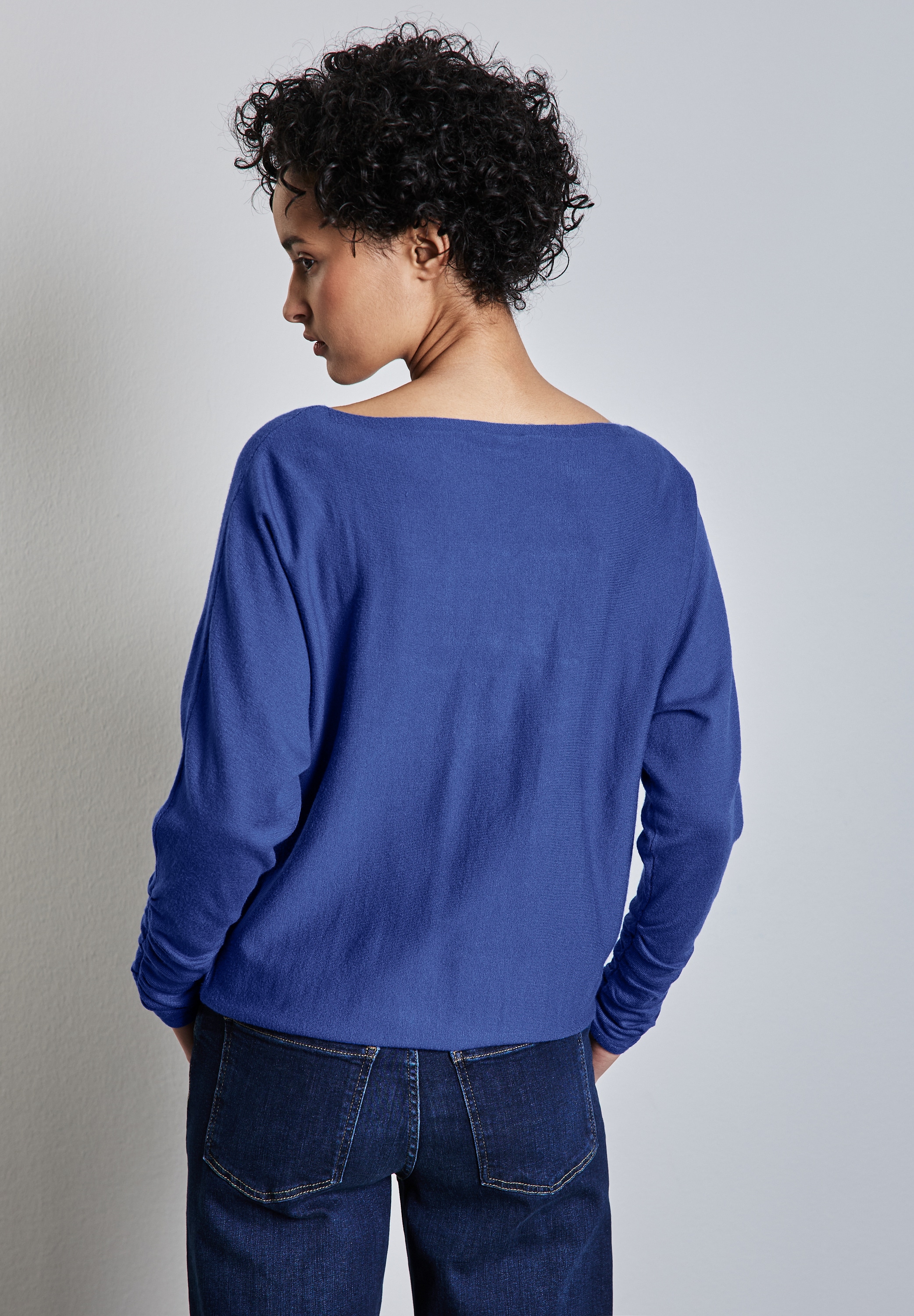 STREET ONE Strickpullover, aus softem Materialmix