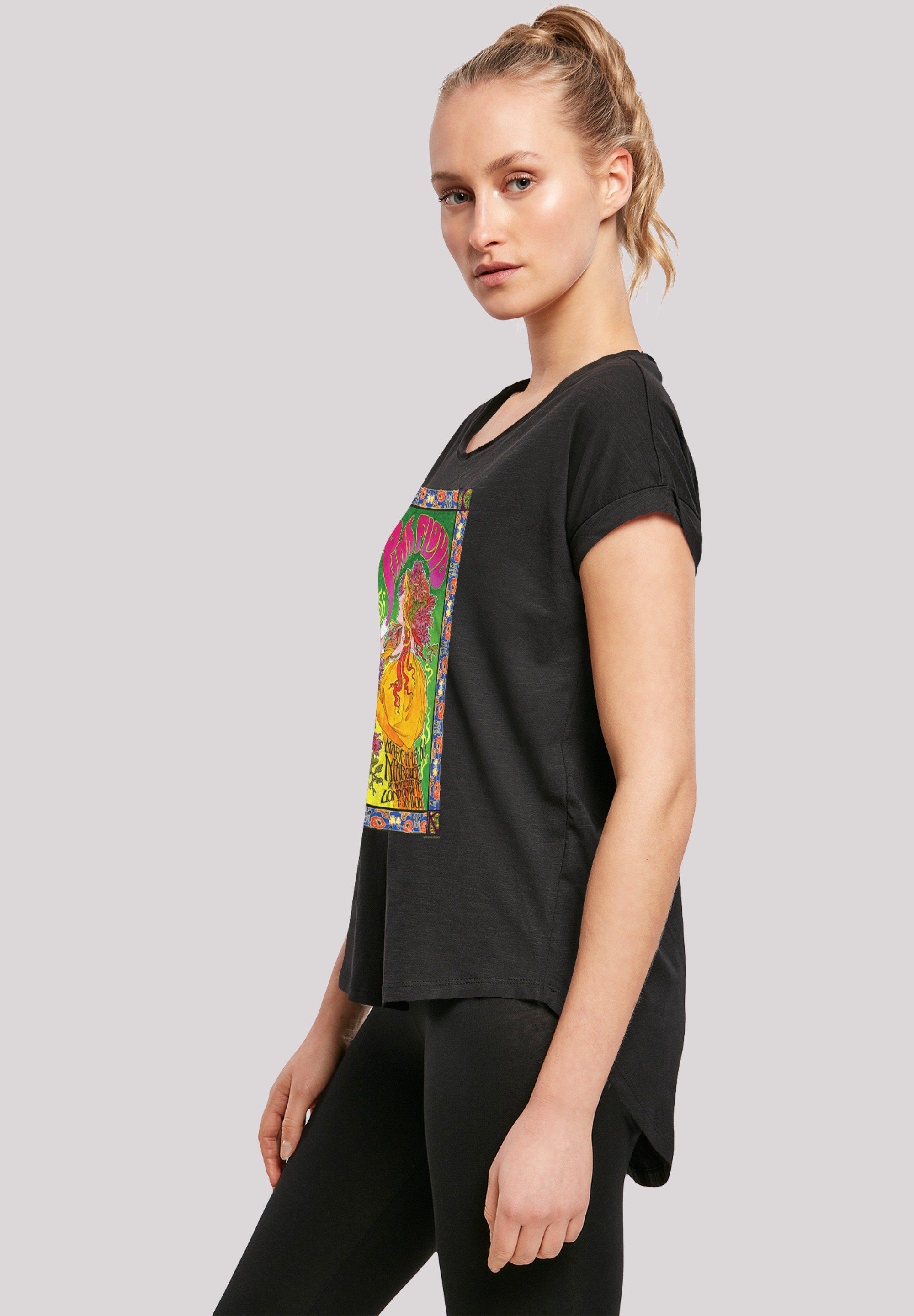 F4NT4STIC T-Shirt »Pink Floyd Marquee-1966 Ladies Long T-Shirt«, Print