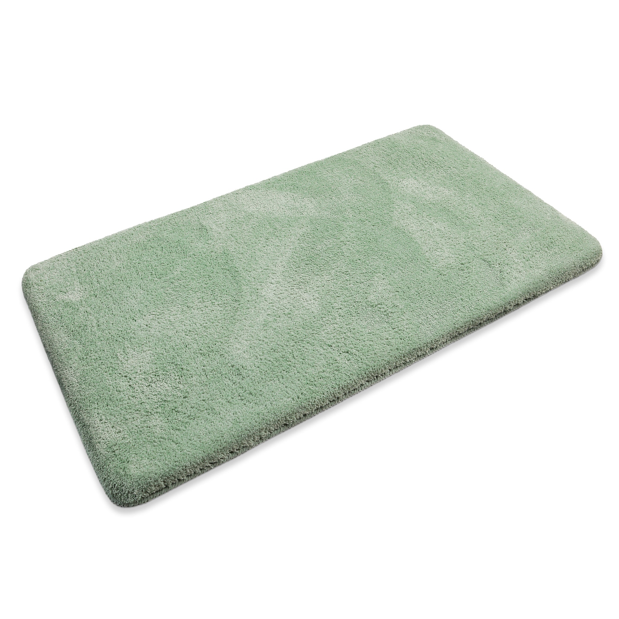 my home Badematte »Neele«, rutschhemmend beschichtet, schnell trocknend, Badteppich, getuftet, modern, Uni, antirutsch, flauschig, hochflor