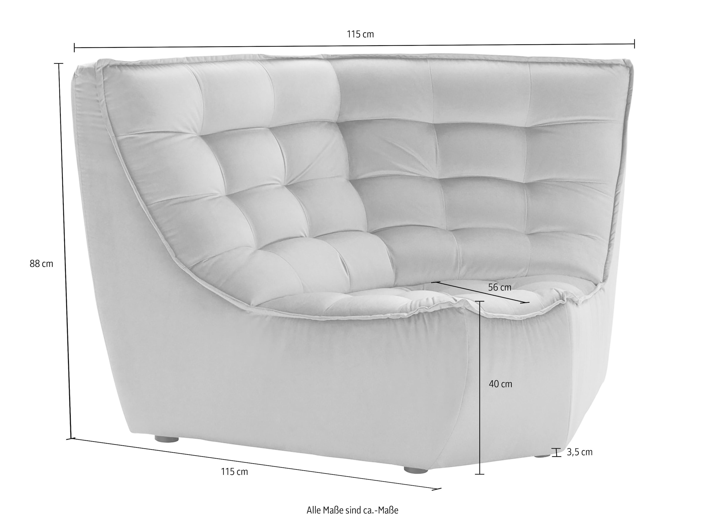 CALIA ITALIA Ecksofa »Banjo, L-Form«