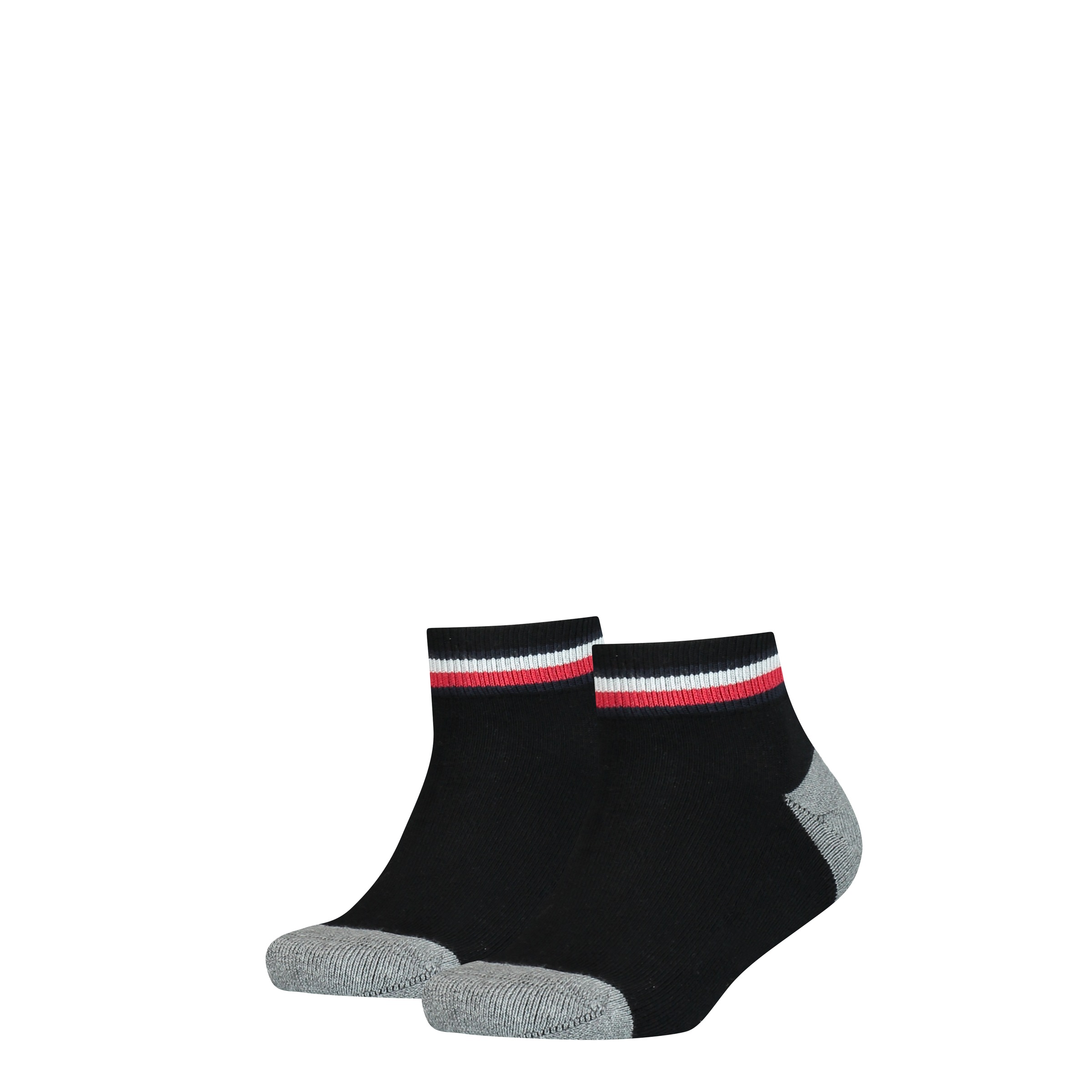 Tommy Hilfiger Kurzsocken "Th Kids Iconic Sports Quarter" 2 Paar, Mit Kontraststreifen Und Schmalem Rippenbündchen
