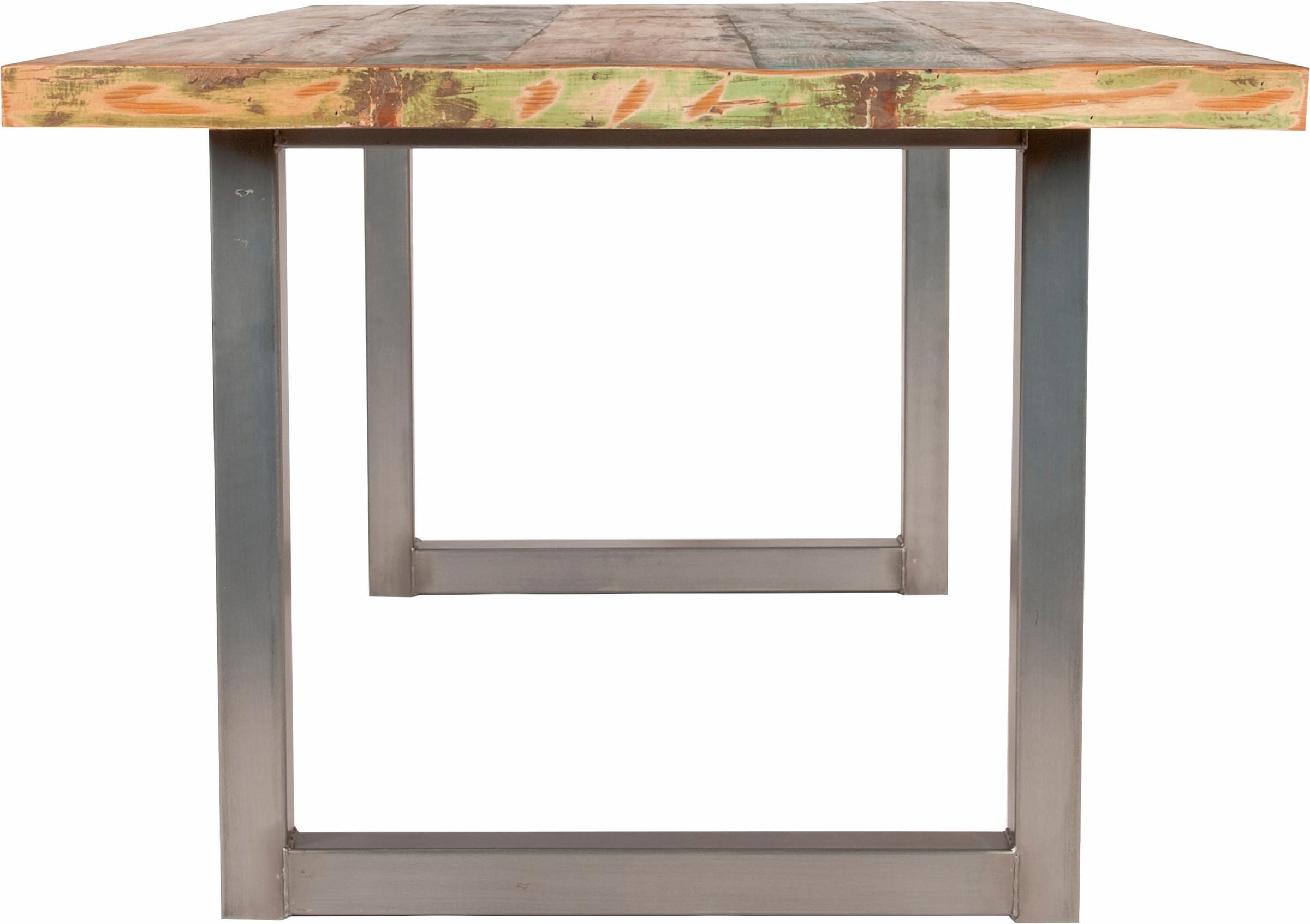 SIT Esstisch »Tops«, aus recyceltem Altholz und Metall, Shabby Chic, Vintage