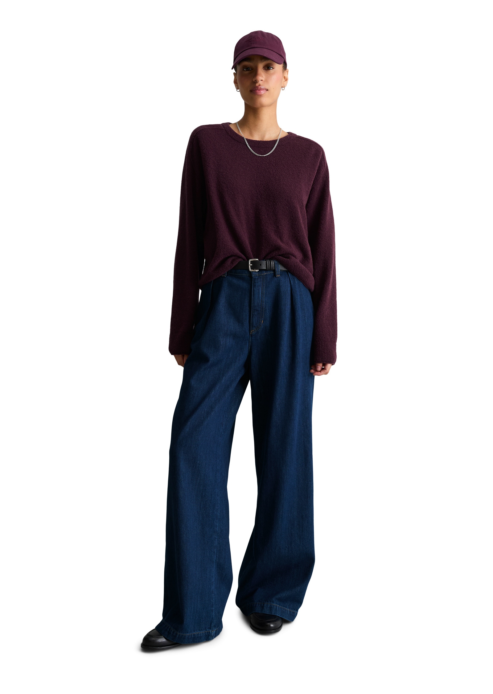 Marc O'Polo DENIM Strickpullover »aus Bouclé-Garn«