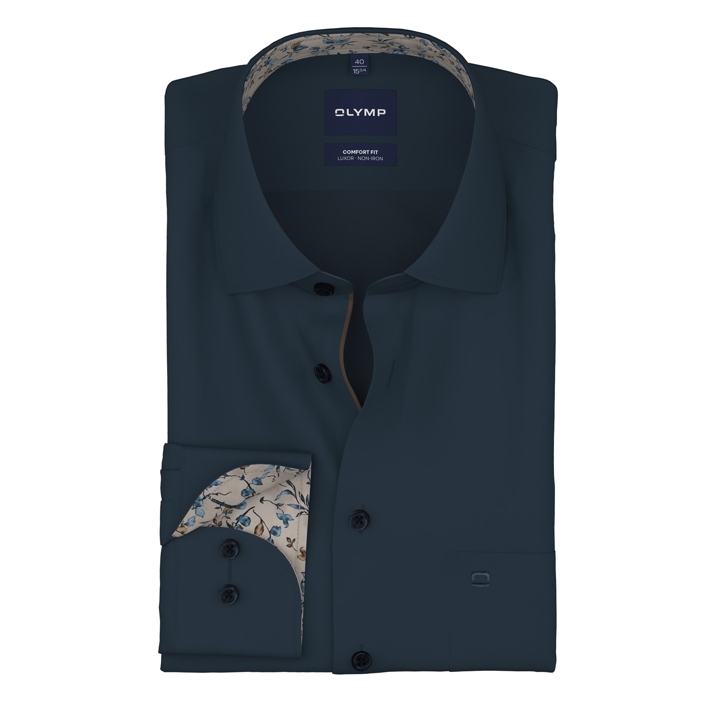 OLYMP Langarmhemd »Luxor« Businesshemd, New-Kentkragen, Comfort Fit