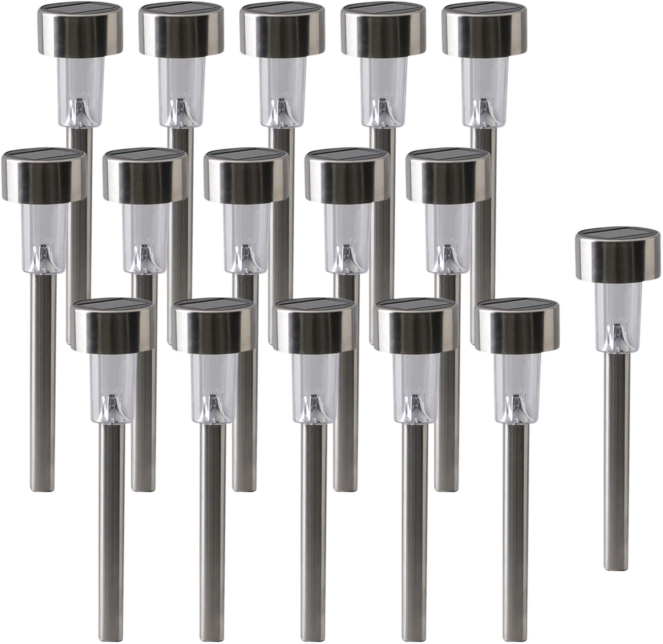 näve LED Gartenleuchte "Erdspieß" LED-Board 16 Stk. Kaltweiß Set mit 16 Stü günstig online kaufen