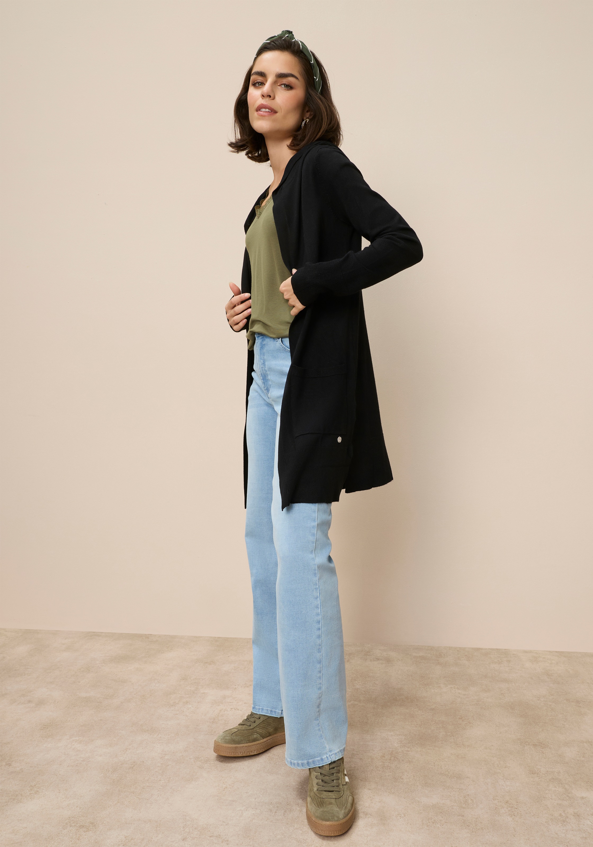 Thumbnail - Tamaris Strickjacke mit Kapuze