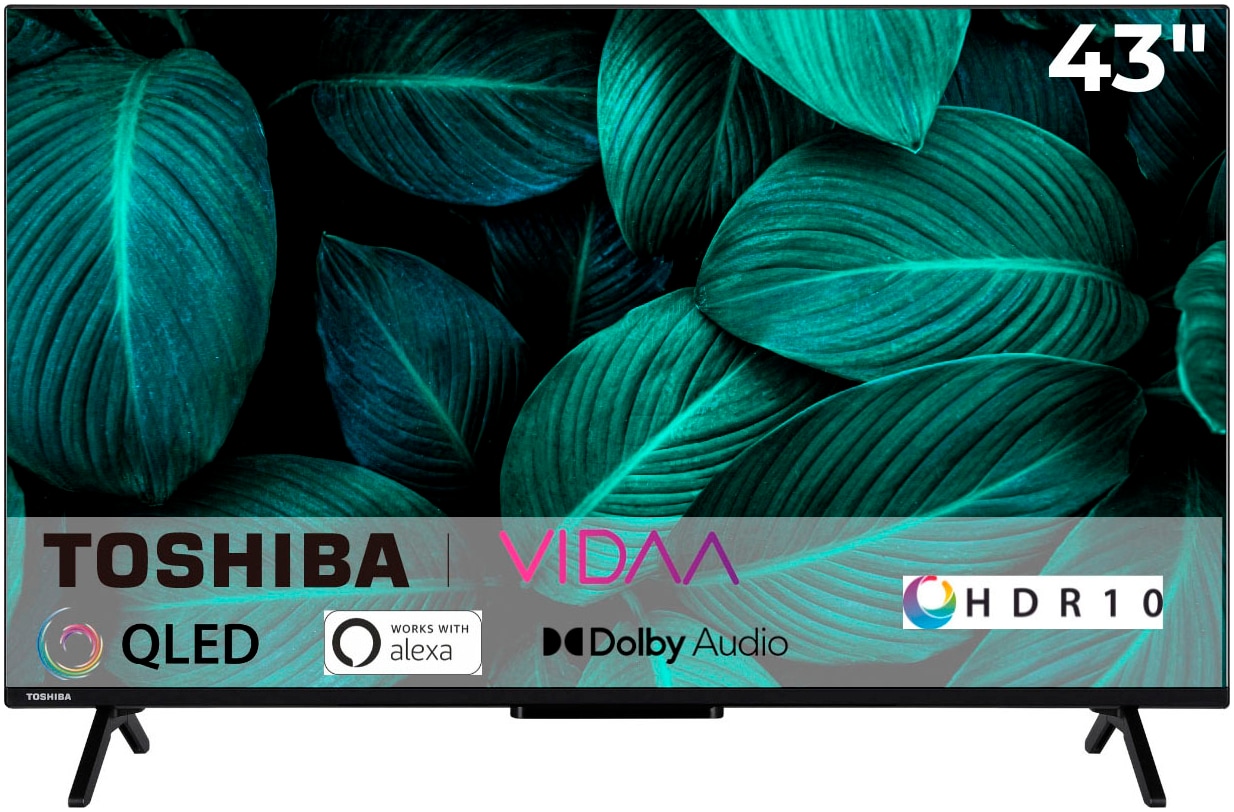 Toshiba QLED-Fernseher »43QV2463DA«, 4K Ultra HD, Smart-TV