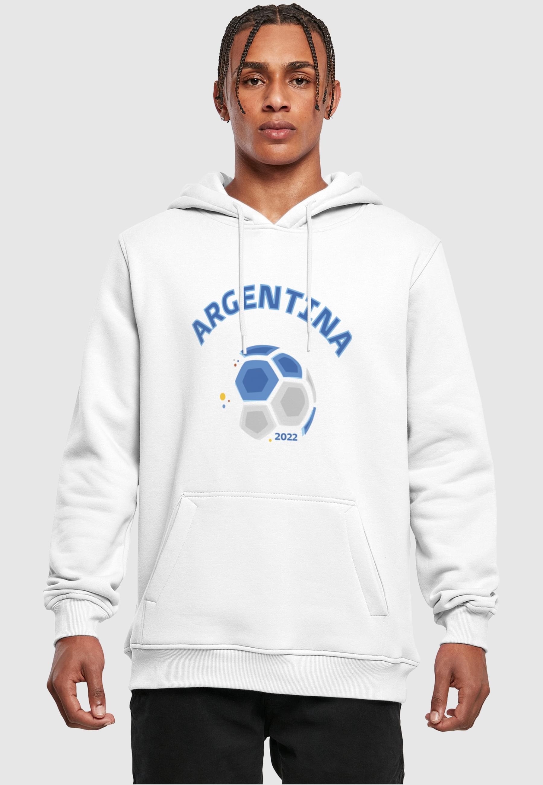 Merchcode Kapuzensweatshirt »Merchcode Herren Argentina Football Dress Heavy Hoody«, (1 tlg.)