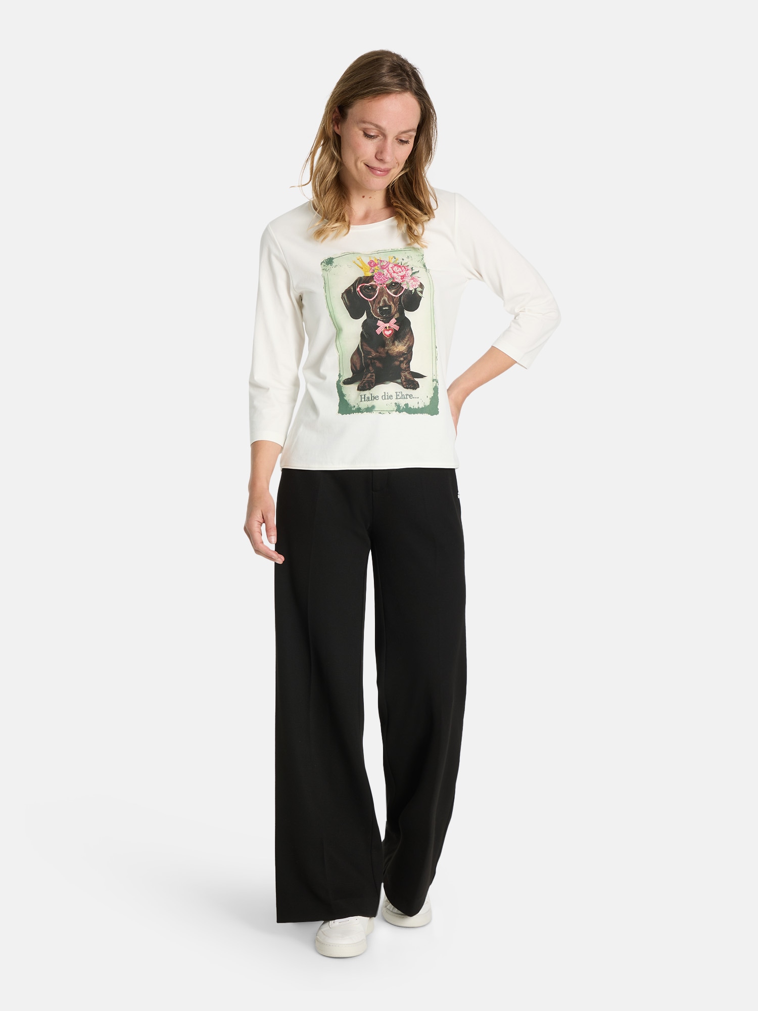 Lieblingsstück 3/4-Arm-Shirt »Leona«, mit Frontprint