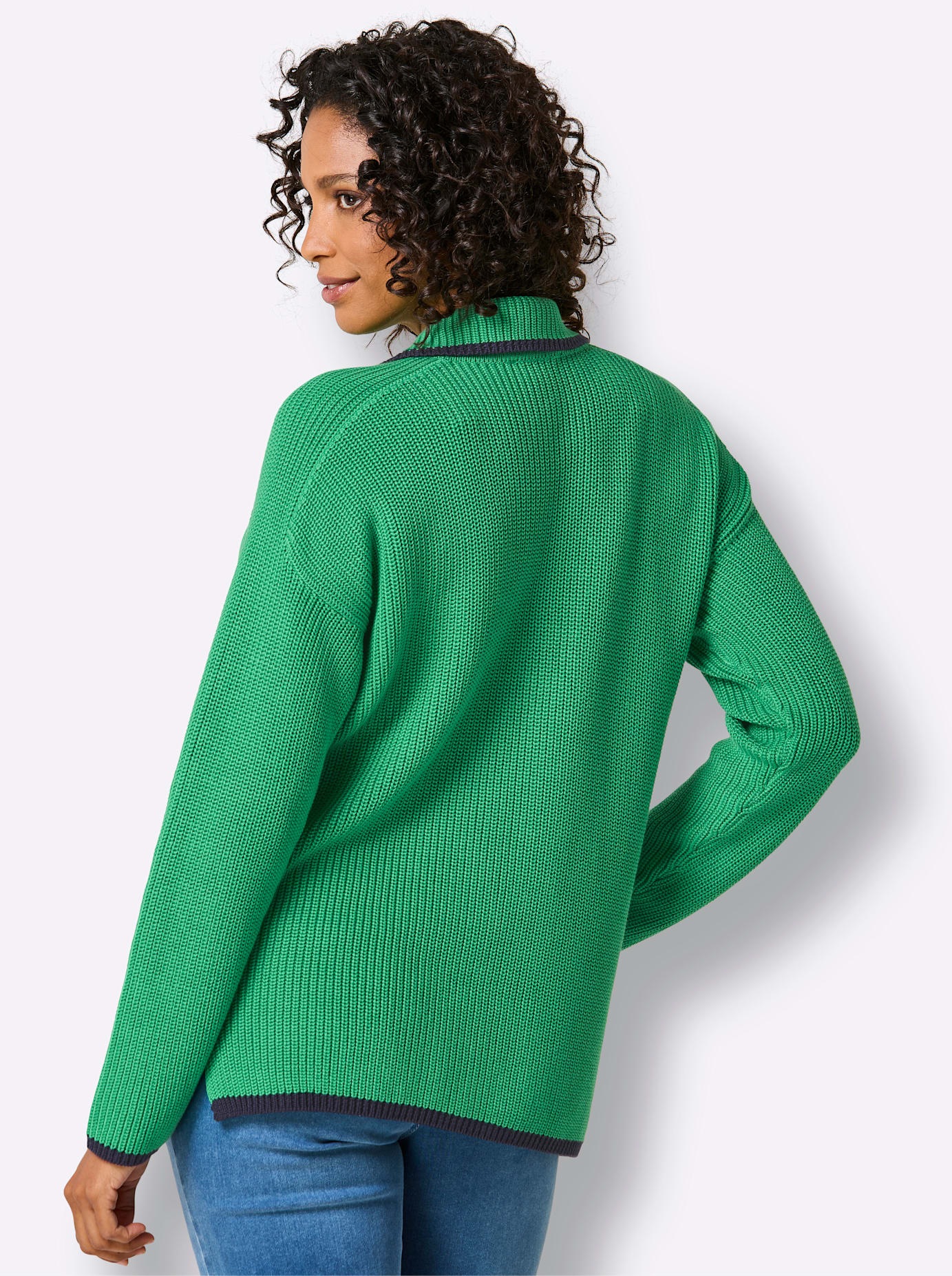 Thumbnail - CREATION L PREMIUM Polokragenpullover "Lyocell-Baumwoll-Pullover"