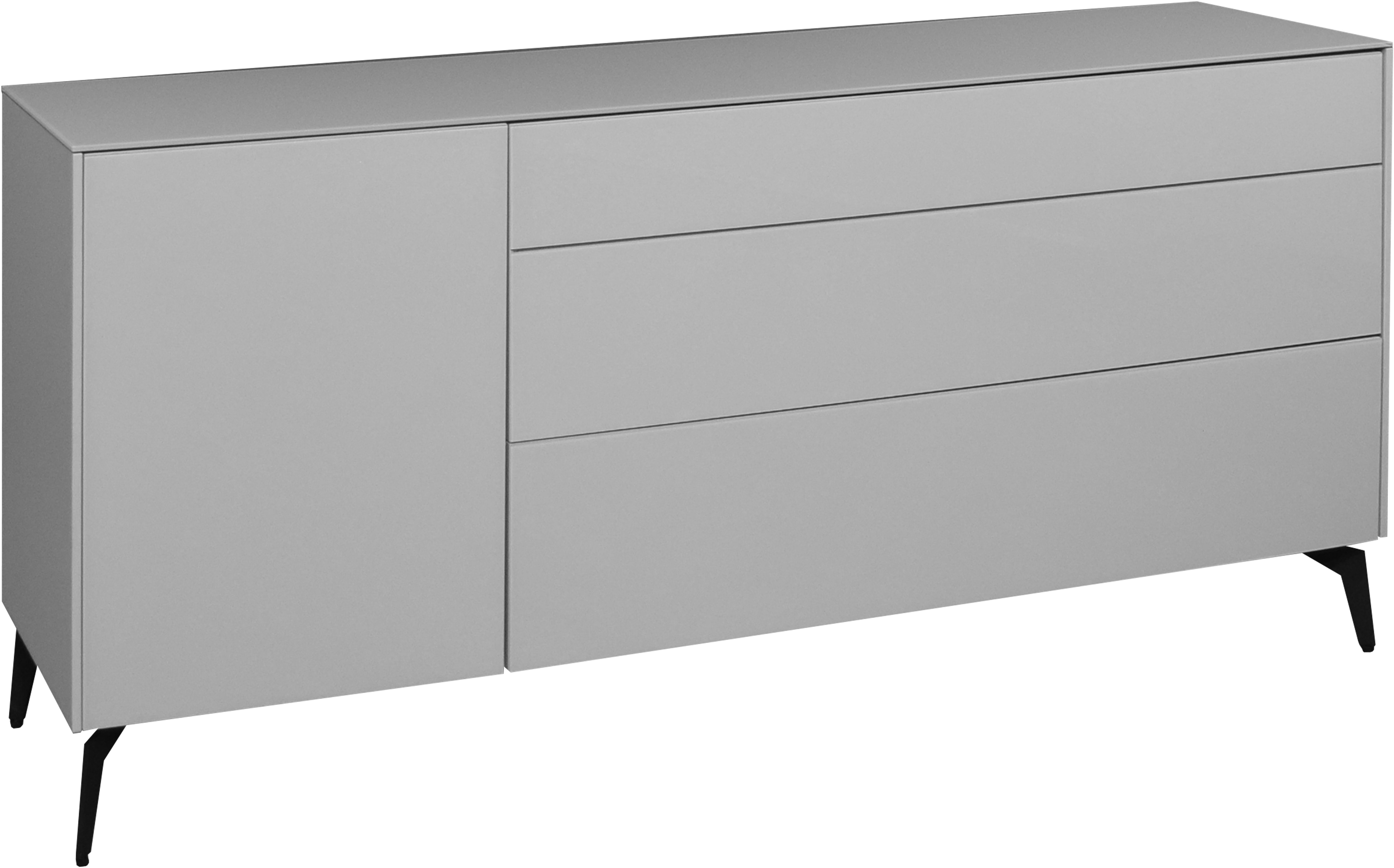 Mäusbacher Lowboard "Imola" Mäusbacher Lowboard mit Glasfront und Glasoberplatte