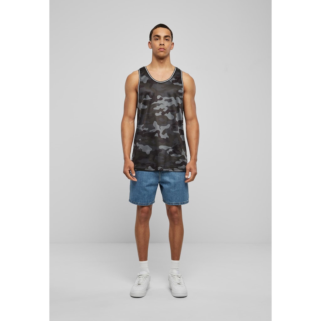 URBAN CLASSICS Tanktop »Urban Classics Herren Camo Mesh Tanktop«, (1 tlg.)