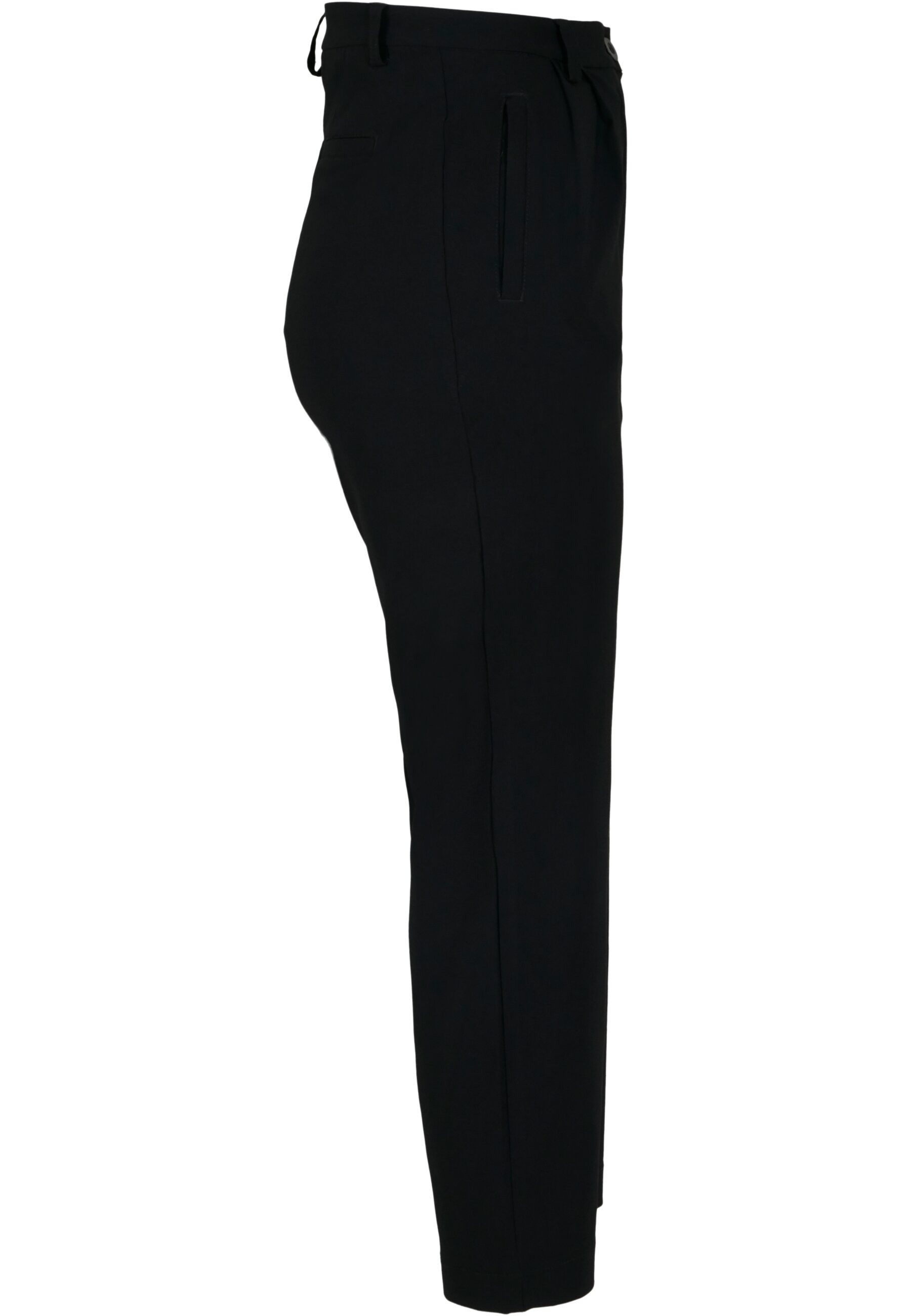 URBAN CLASSICS Stoffhose »Urban Classics Damen Ladies High Waist Cropped Pants«, (1 tlg.)