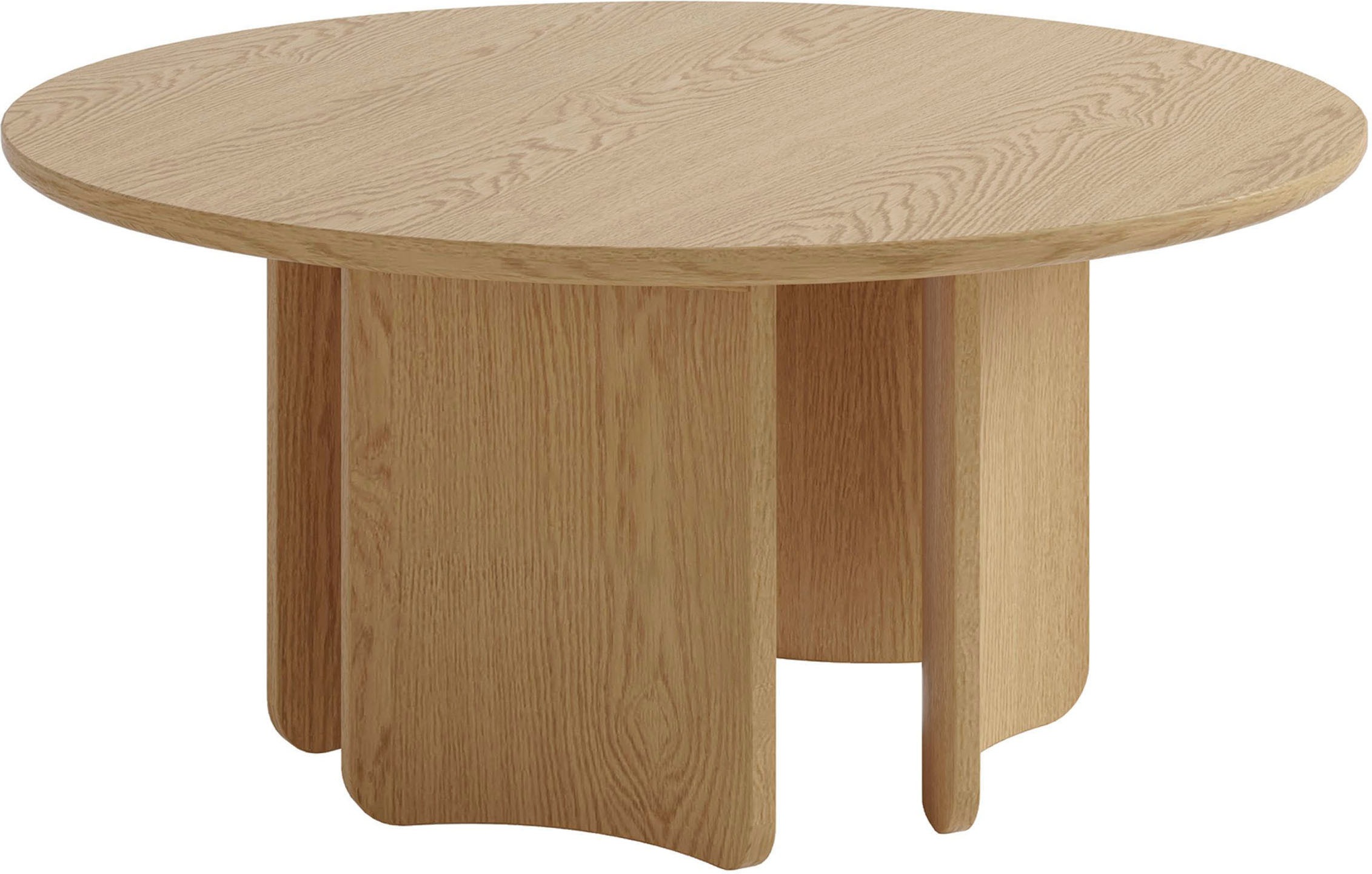 Couchtisch "MOLDE", eichefarbig bianco, eichefarbig bianco, eichefarbig bianco, B:80cm H:41cm T:80cm, SCHÖNER WOHNEN-KOLLEKTION, Tische, Couchtisch, 80 cm, mit variabel montierbarem Untergestell 3