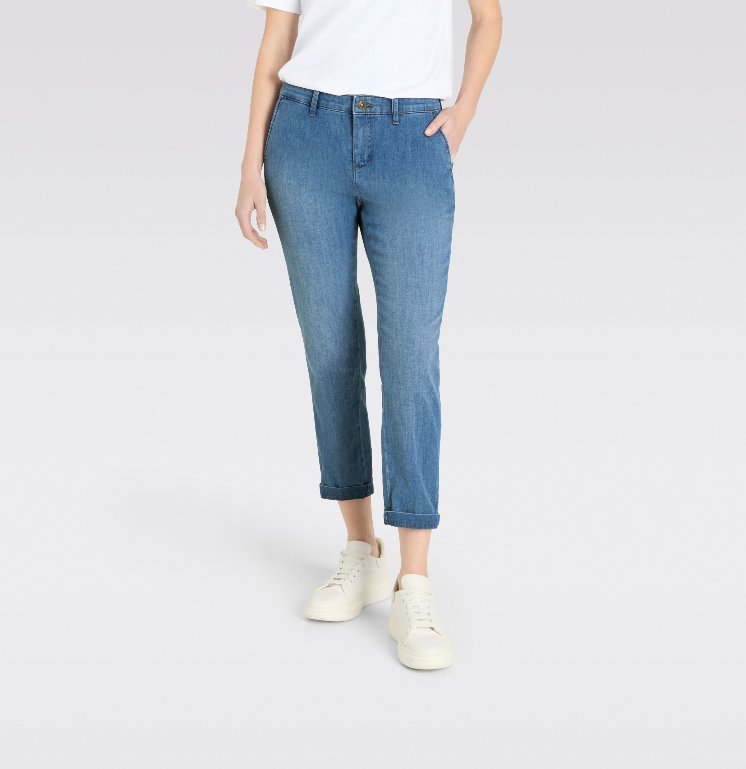 MAC Slim-fit-Jeans "CHINO turn up" im Five-Pocket Style günstig online kaufen