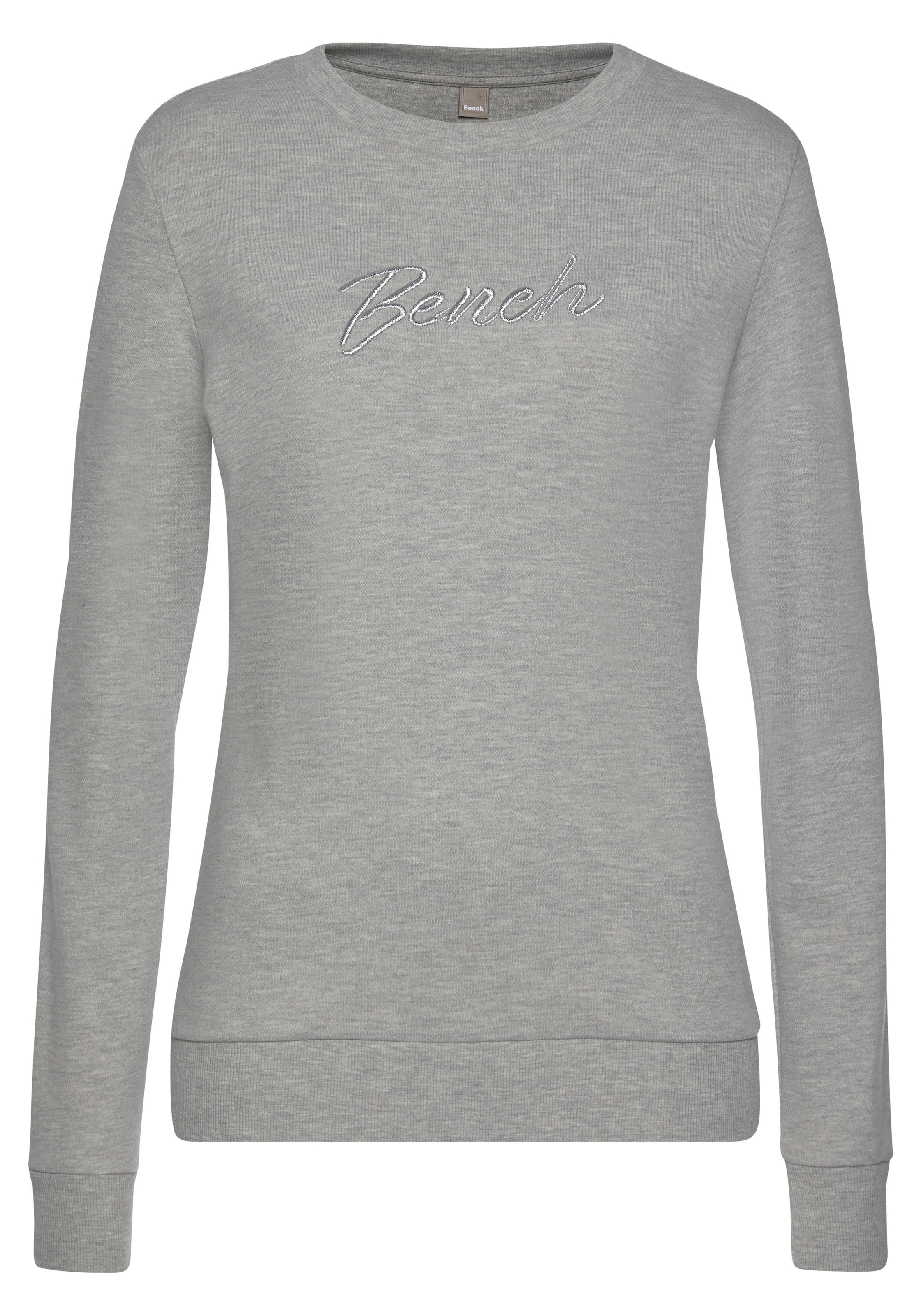 Bench. Loungewear Sweatshirt »Loungeshirt«, mit Logostickerei, Loungewear, Loungeanzug