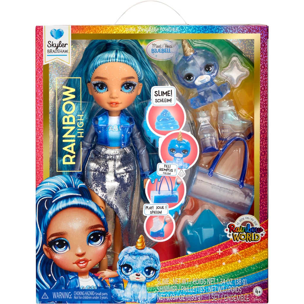 RAINBOW HIGH Anziehpuppe »Classic Rainbow Fashion Doll - Skyler (blue)«