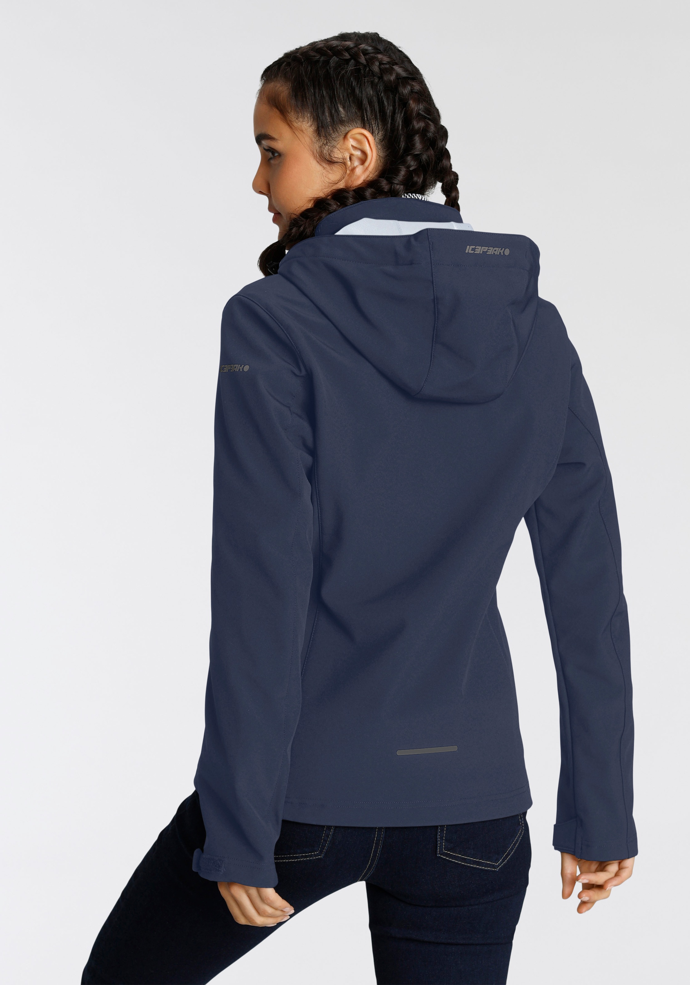 Icepeak Softshelljacke "BRENHAM" mit Kapuze winddicht, wasserabweisend, atm günstig online kaufen