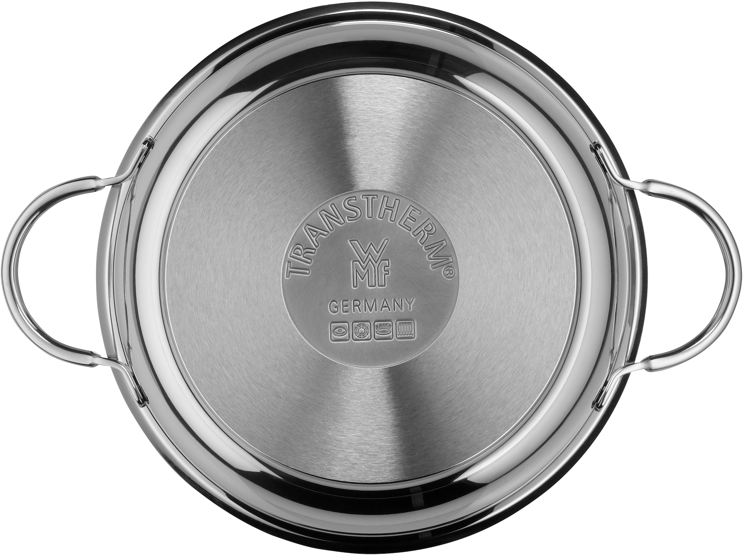 WMF Servierpfanne »Profi«, Cromargan® Edelstahl Rostfrei 18/10, (1 tlg.), 20 cm, TransTherm-Allherdboden