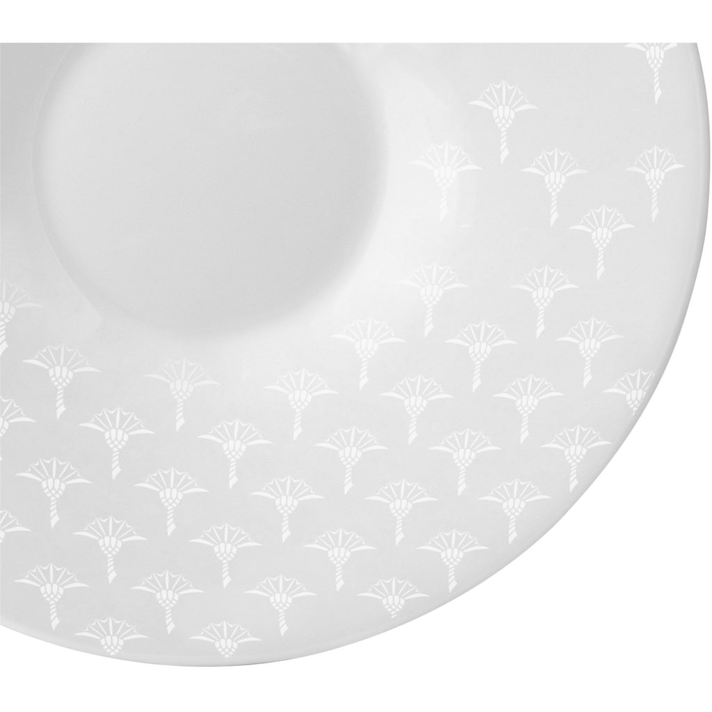Joop! Untertasse »JOOP! FADED CORNFLOWER«, (Set, 2 St.), hochwertiges Porzellan mit Kornblumen-Verlauf als Dekor, Ø 15,5 cm