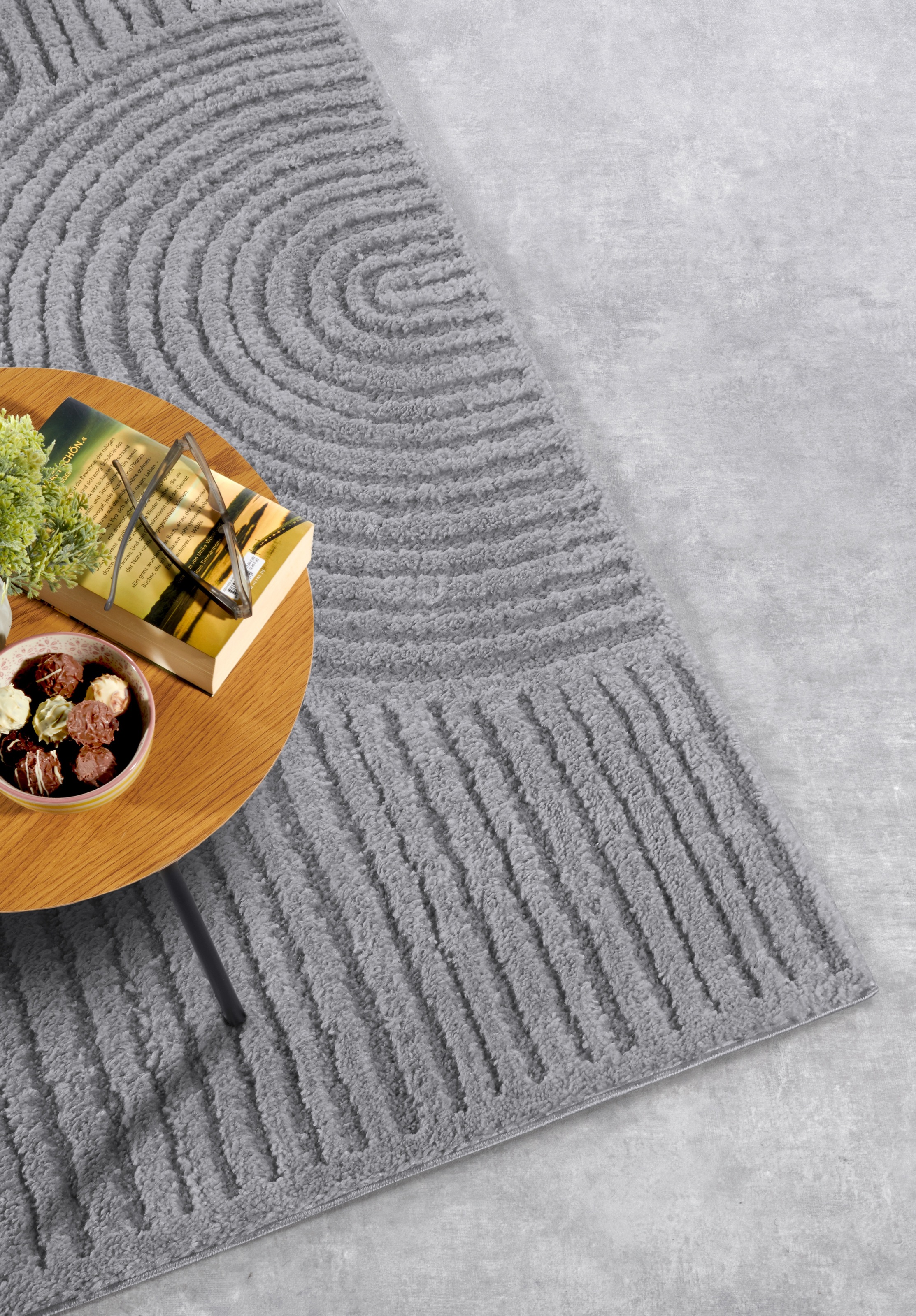 ELLE DECORATION Designteppich »Chappe«, rechteckig, 18 mm Höhe, Shaggy, Läufer, flauschig, weich, Langflor, modern, Hoch Tief Effekt