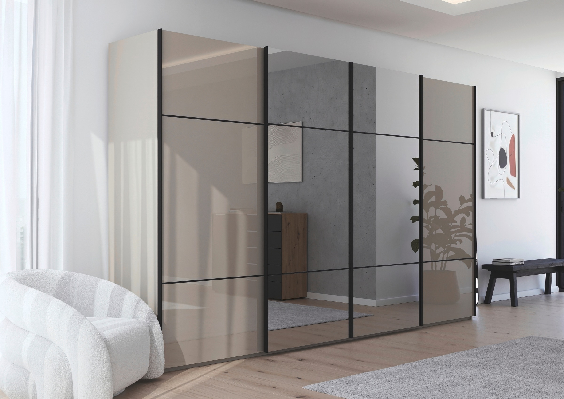 rauch Schwebetürenschrank "Kleiderschrank Schrank Garderobe Schlafzimmersch günstig online kaufen