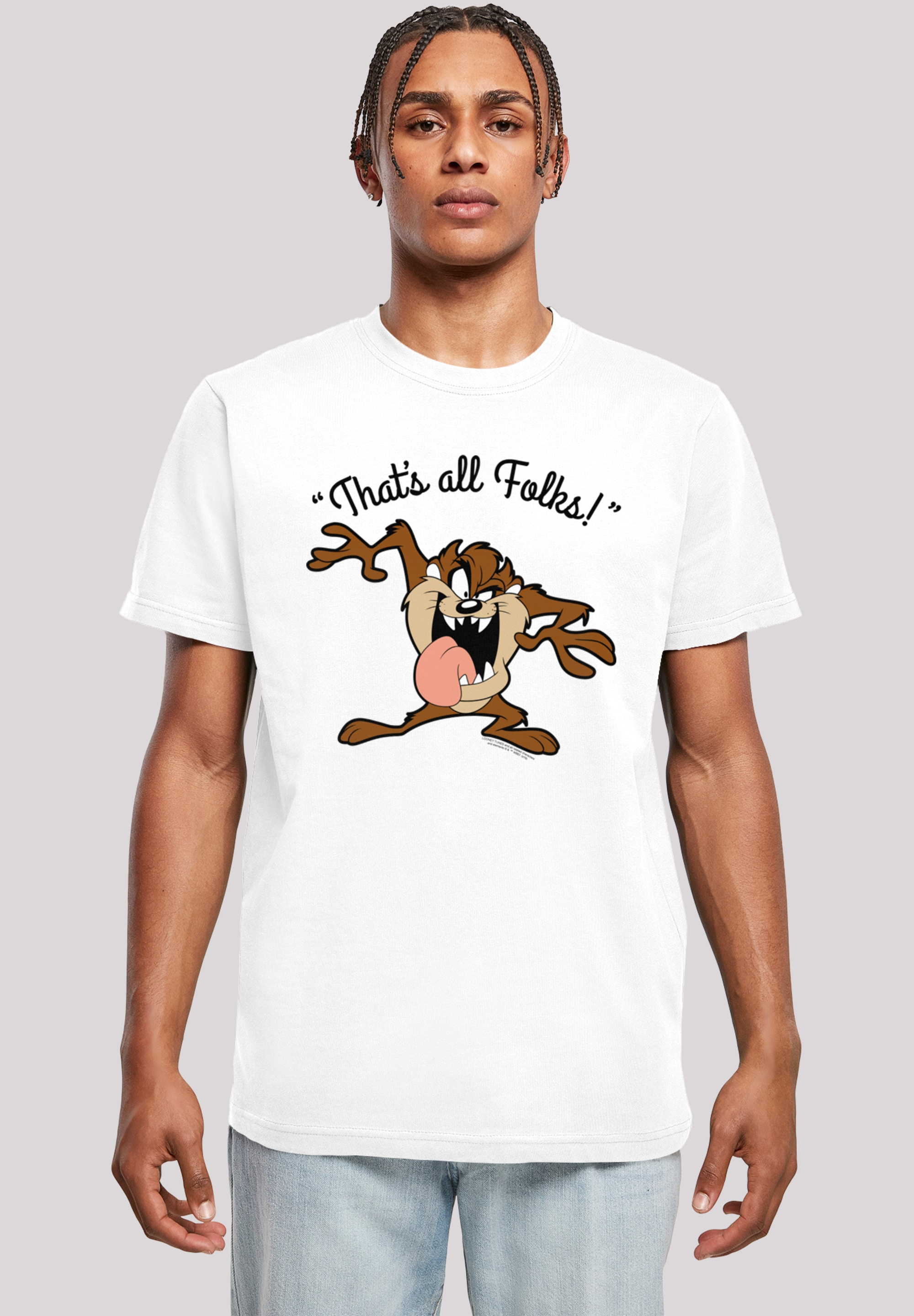 F4NT4STIC T-Shirt "Looney Tunes Taz Thats All Folks", Print günstig online kaufen