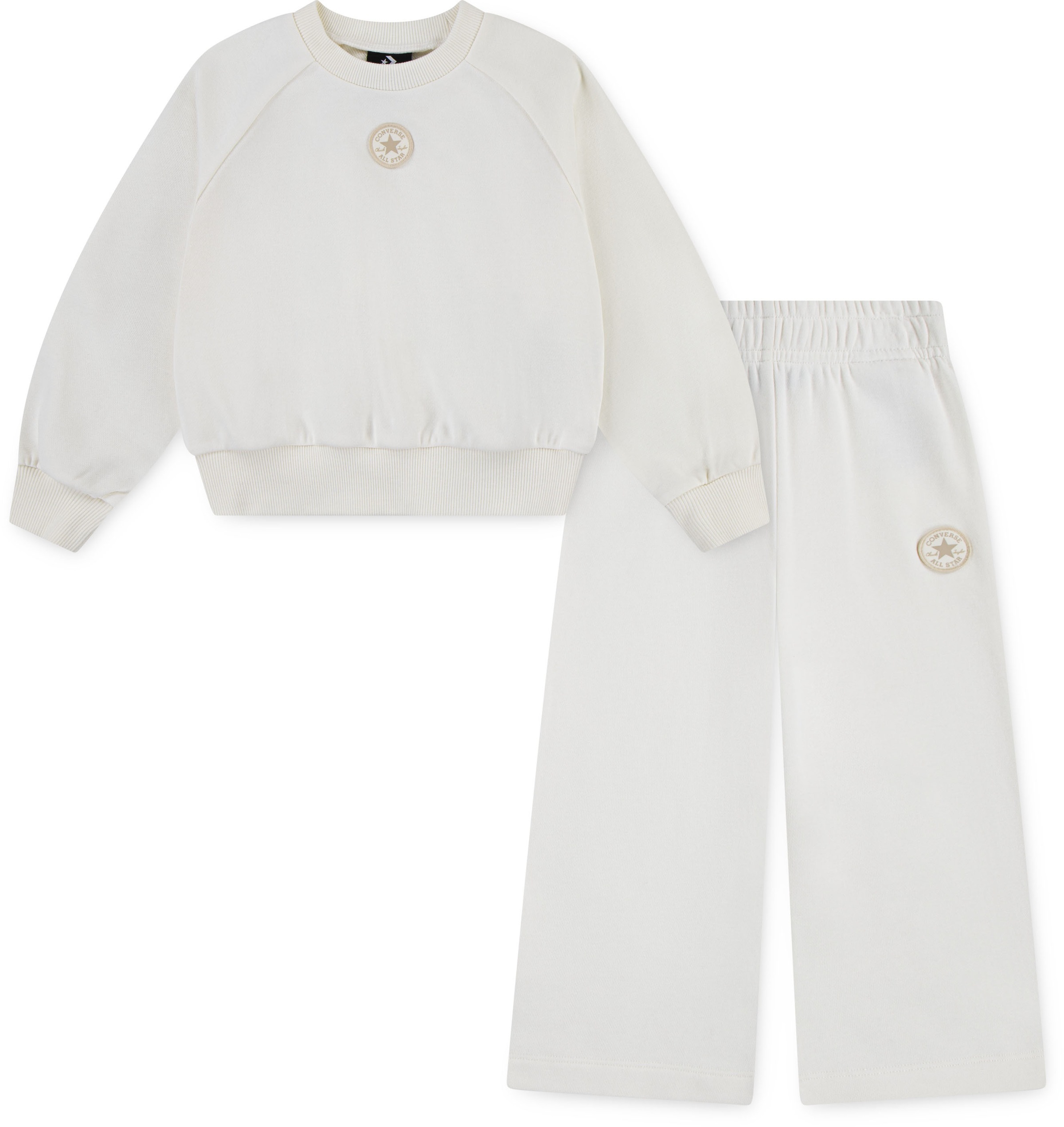 Converse Jogginganzug »CNVG RAGLAN CREW & PANT SET«, (2 tlg.)