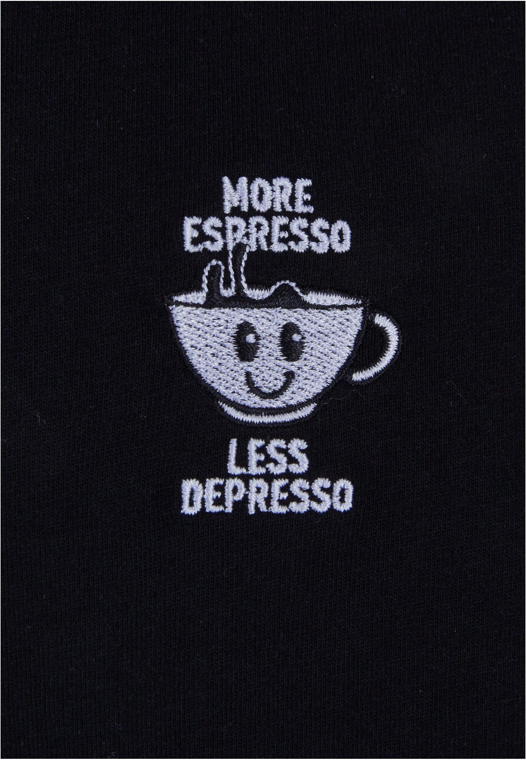 Thumbnail - MisterTee T-Shirt "MisterTee Herren More Espresso Less Depresso Tee EMB", (1 tlg.)