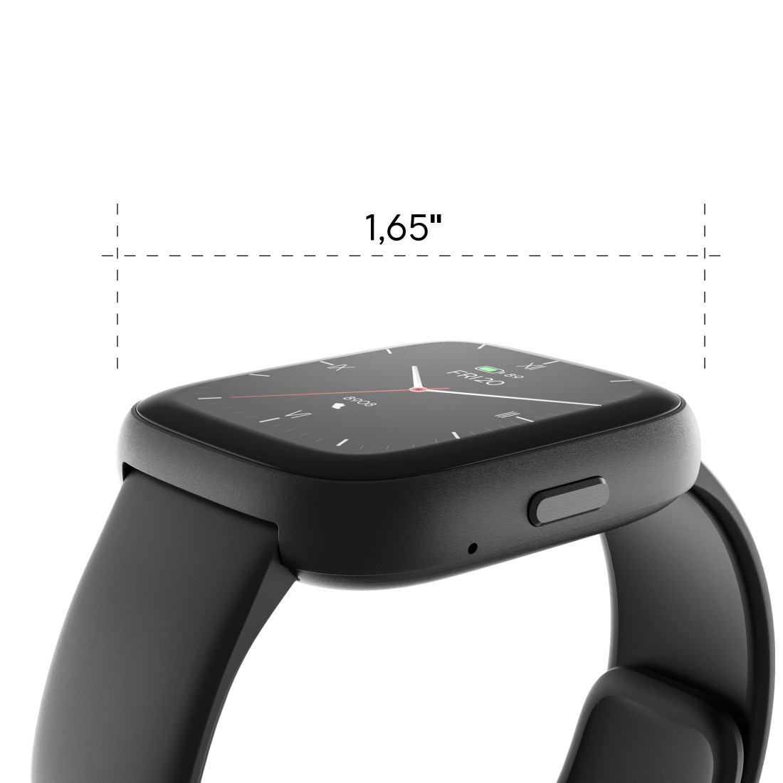 Hama Smartwatch »Smartwatch 46 mm (Telefonfunktion, WhatsApp, E-Mail etc., wasserdicht)«, (4,19 cm / 1,65 Zoll)