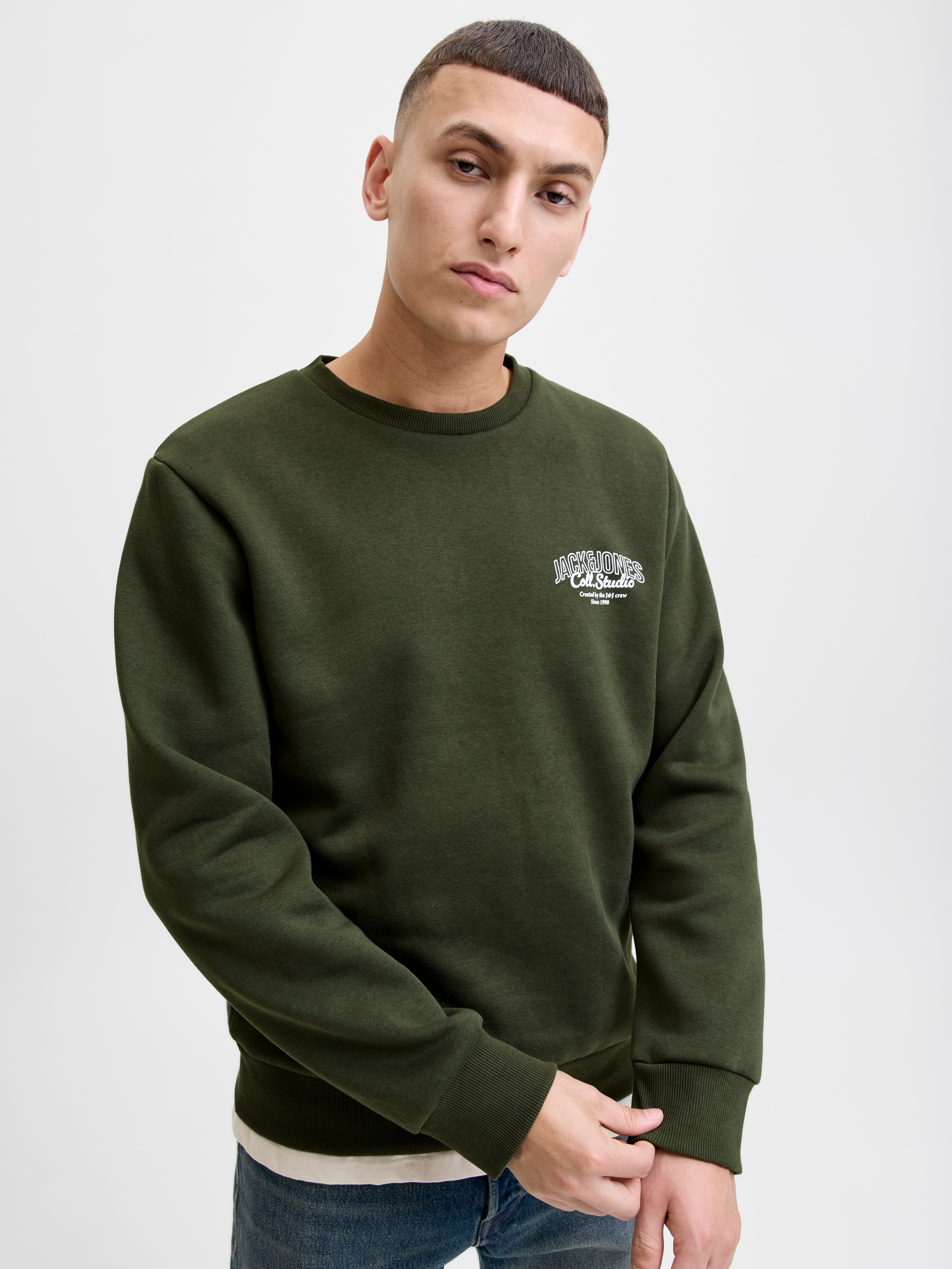 Jack & Jones Sweatshirt "JJMAKOTO SWEAT CREW NECK" günstig online kaufen