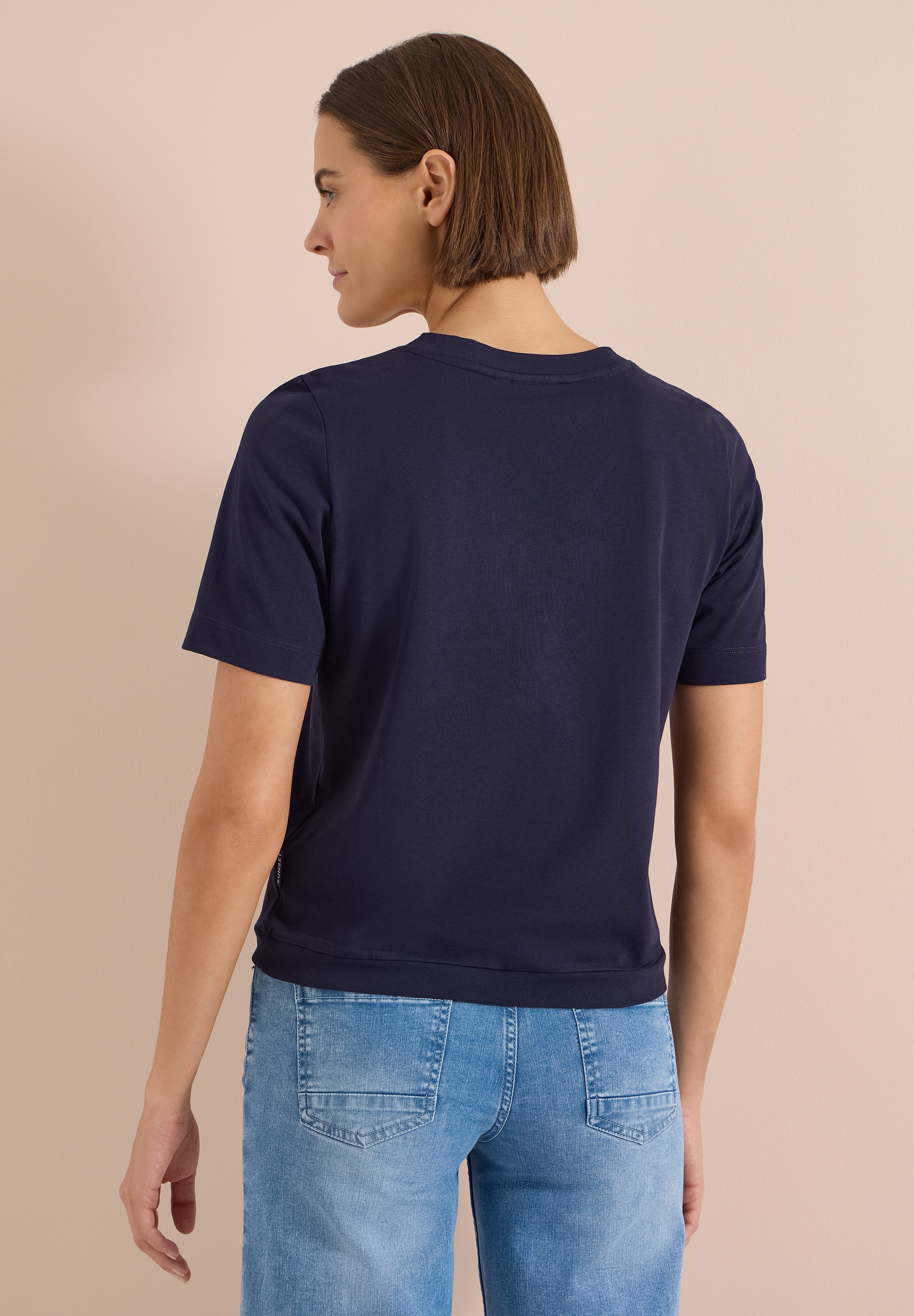 Cecil T-Shirt aus reiner Baumwolle