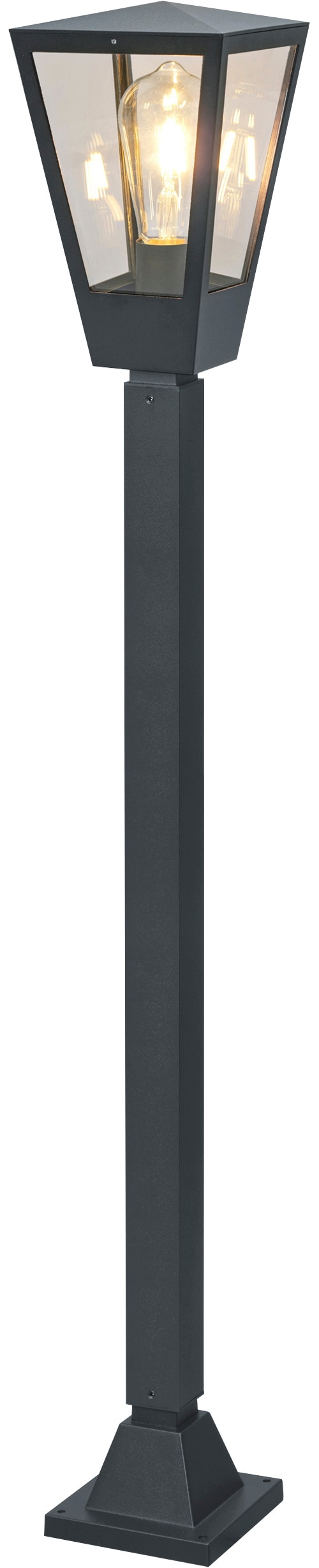 Brilliant Pollerleuchte "Westcliff" E27 1 Stk. Außen Wegeleuchte, E27, Aluminium Glas, anthrazit