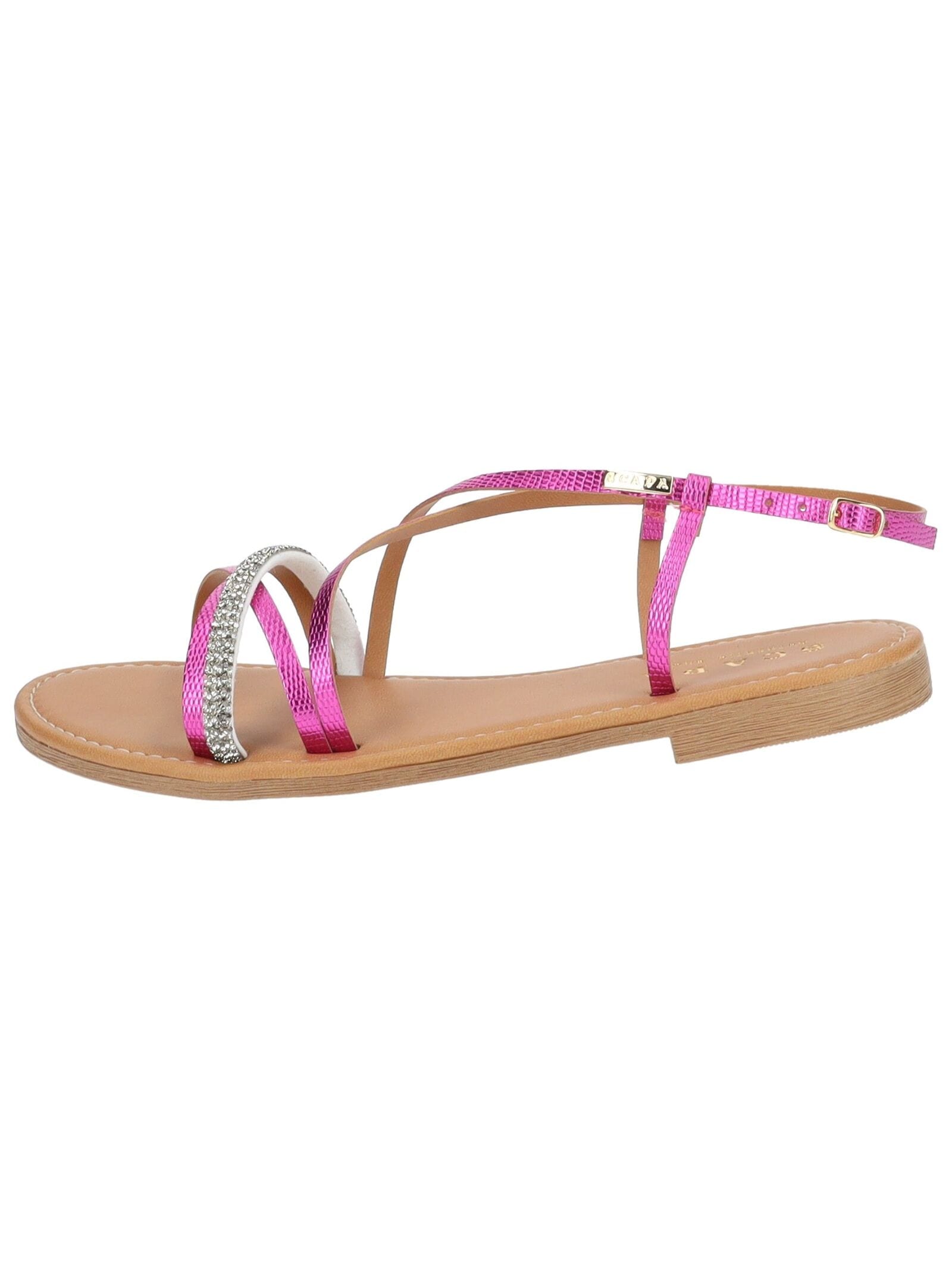 Scapa Riemchensandale »scapa Sandalen Lederimitat«