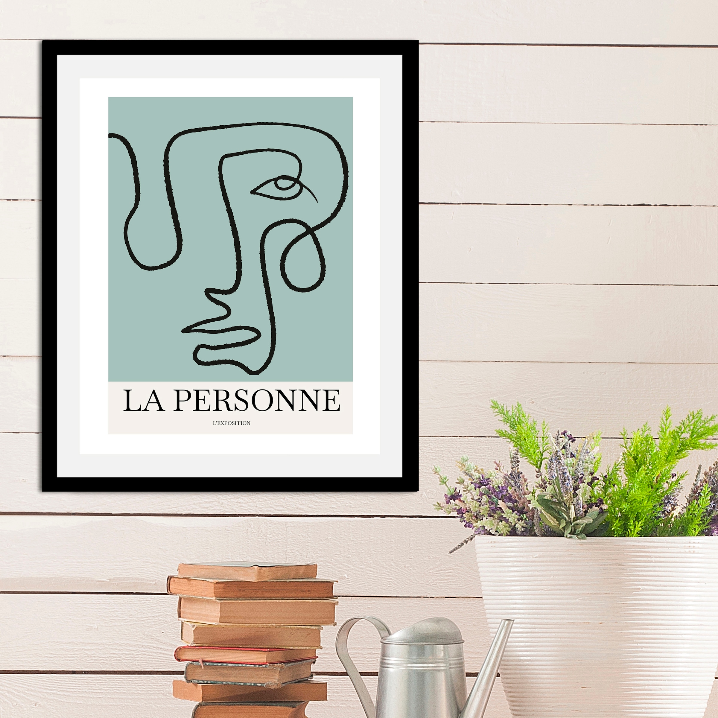 queence Bild "La Personne", Schriftzüge, (1 St.), gerahmt günstig online kaufen