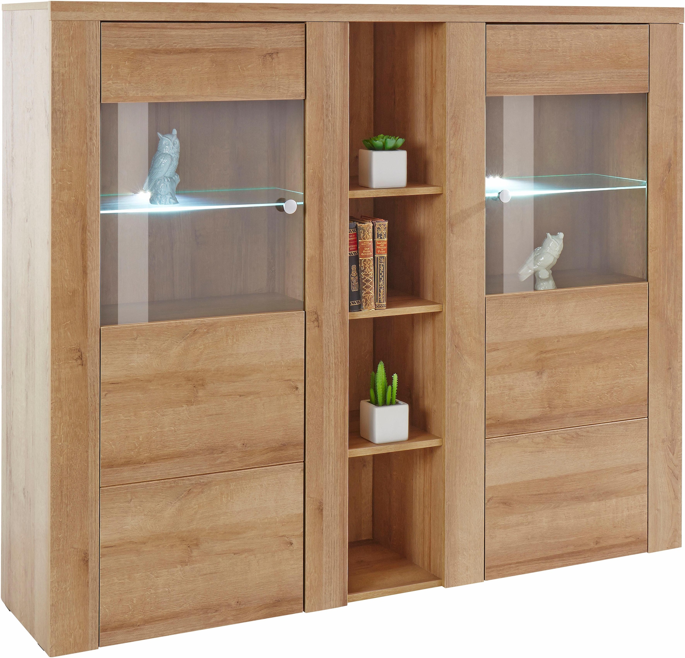 Home affaire Highboard »Larona, zeitlose Hochkommode mit 2 Türen, Türkommode, Höhe 129,5 cm,«,...