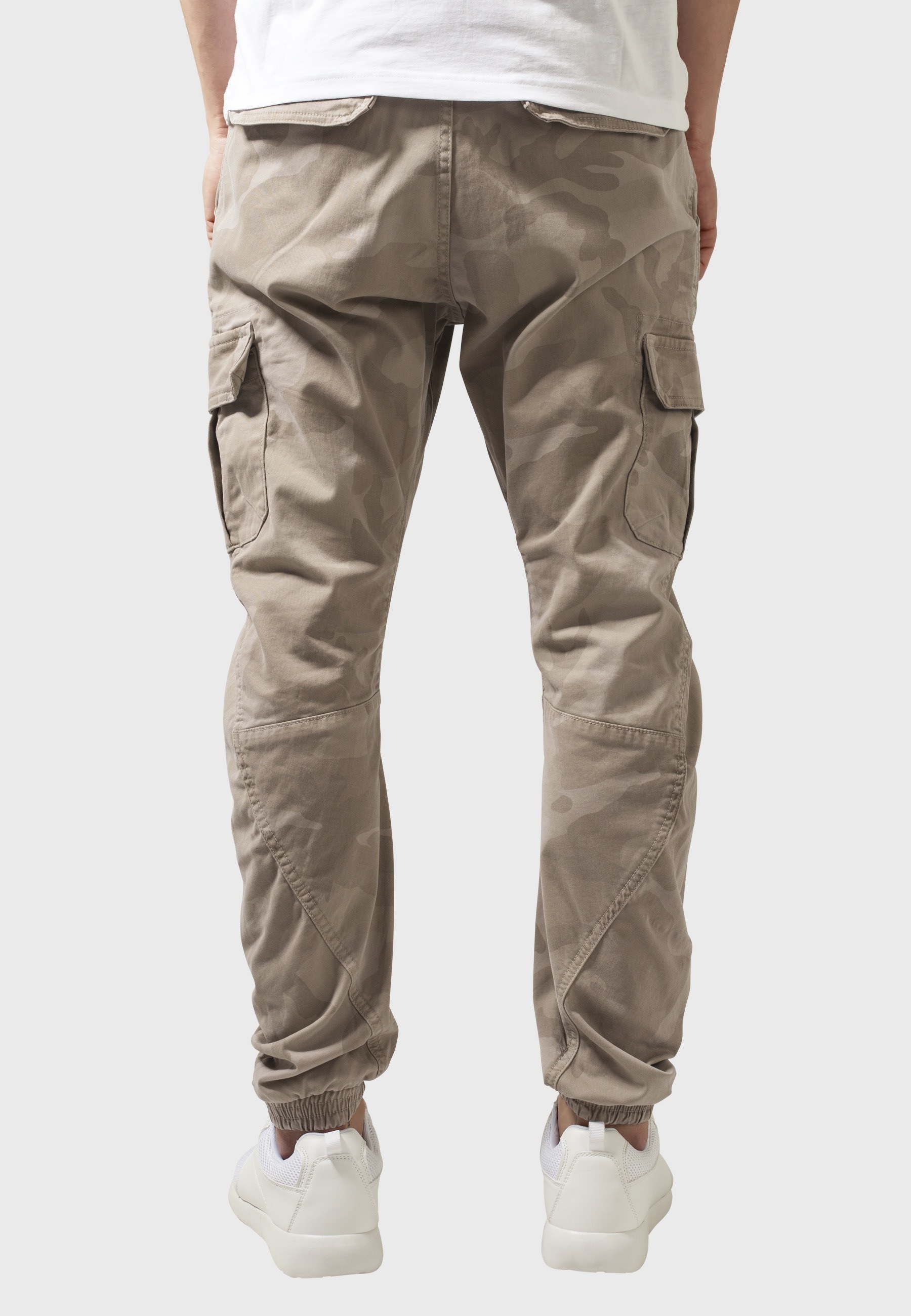 URBAN CLASSICS Cargohose »Urban Classics Herren Camo Cargo Jogging Pants«