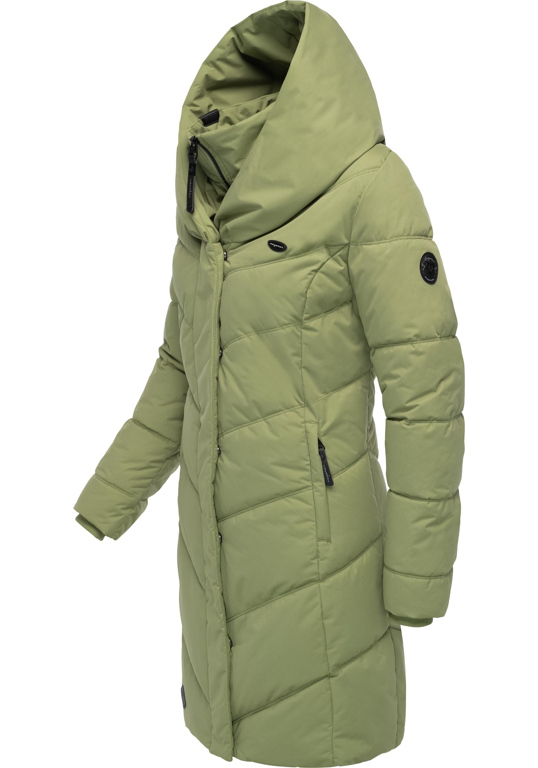 Ragwear Steppmantel »Natalka« stylischer, gesteppter Winterparka mit gefütterter Kapuze